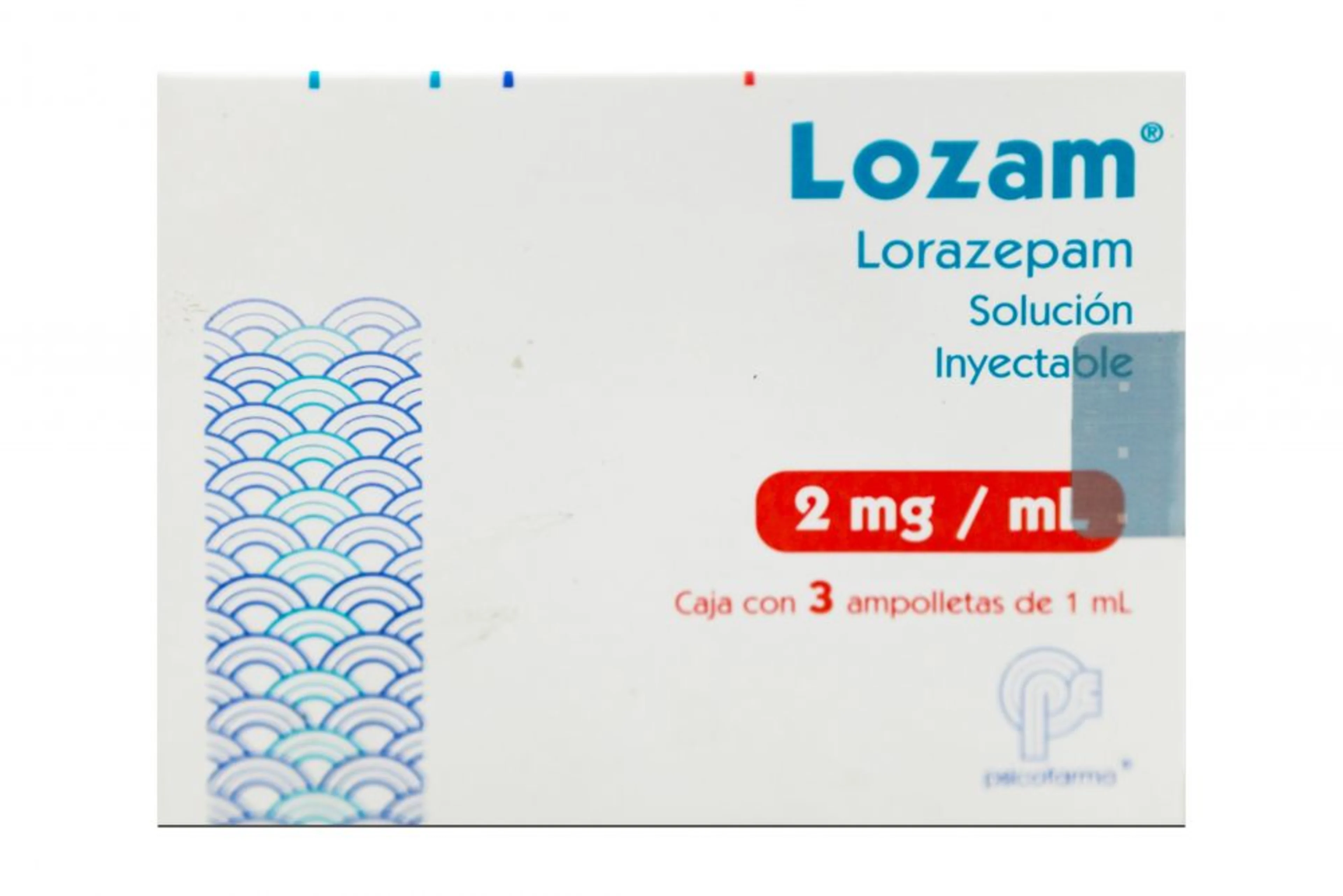 Lozam 2 Mg Con 3 Ampolletas De 1 Ml