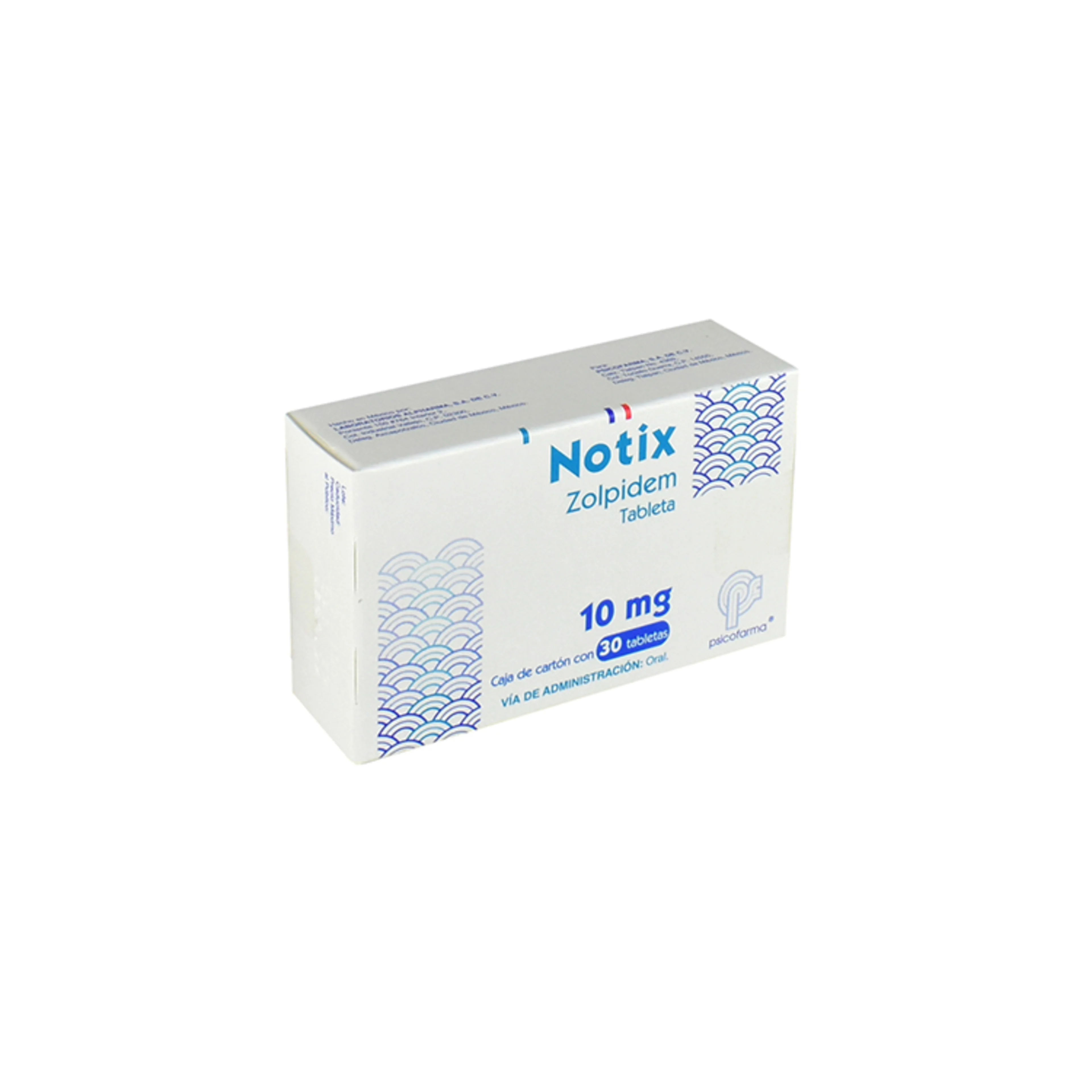 Notix 10 Mg Con 30 Tabletas