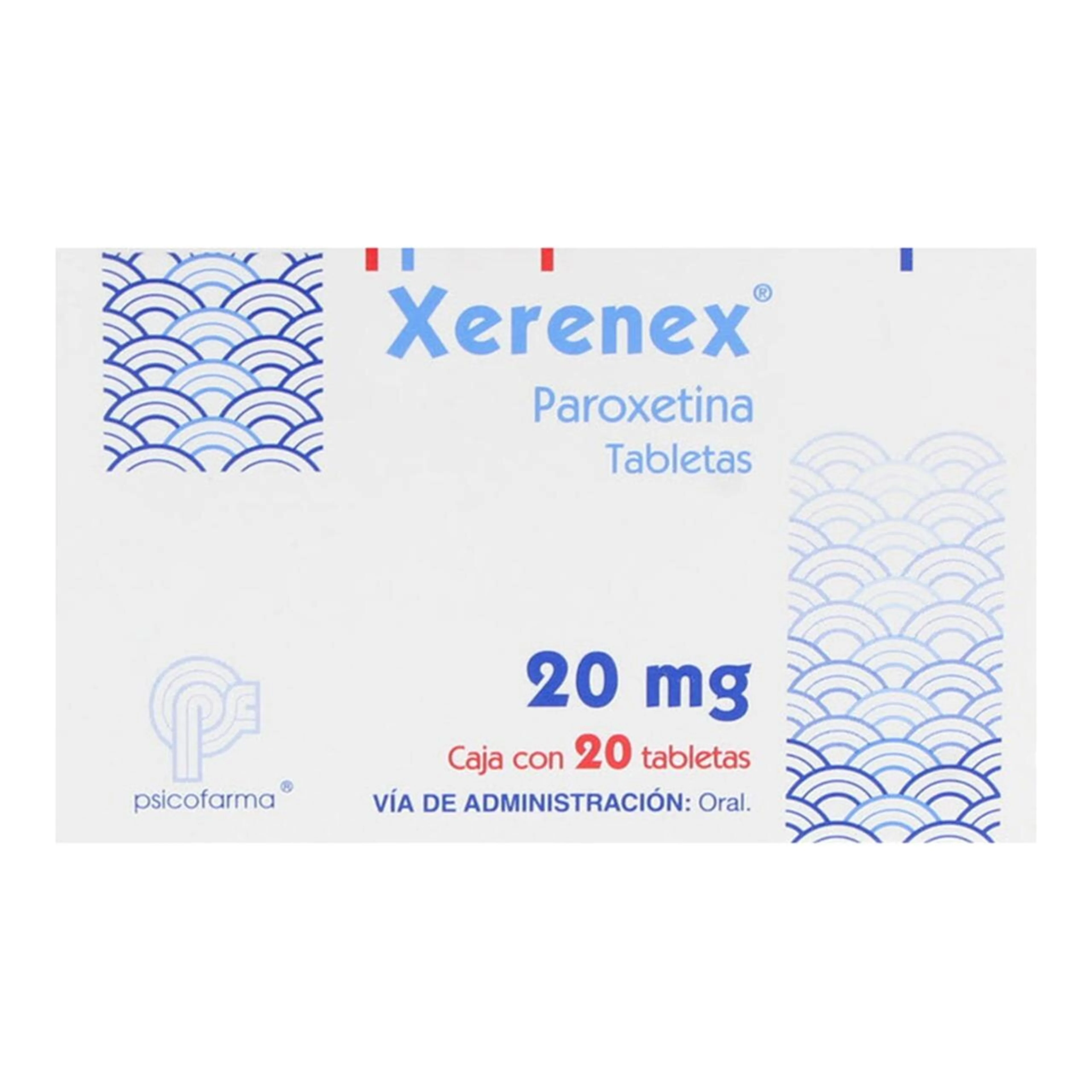 Xerenex 20 Mg Con 20 Tabletas