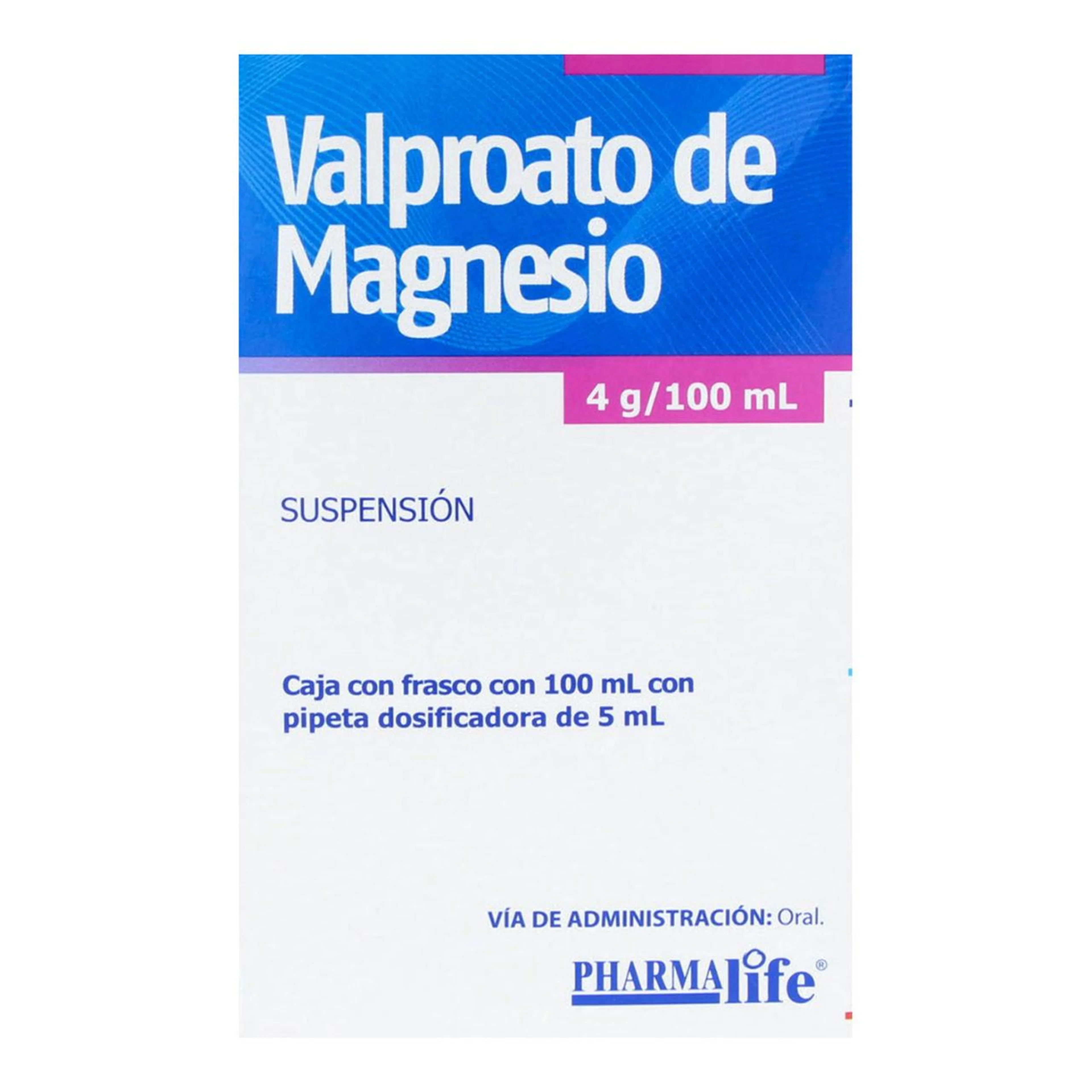 Valproato de magnesio valproato de magnesio 4 g con 1 suspensión