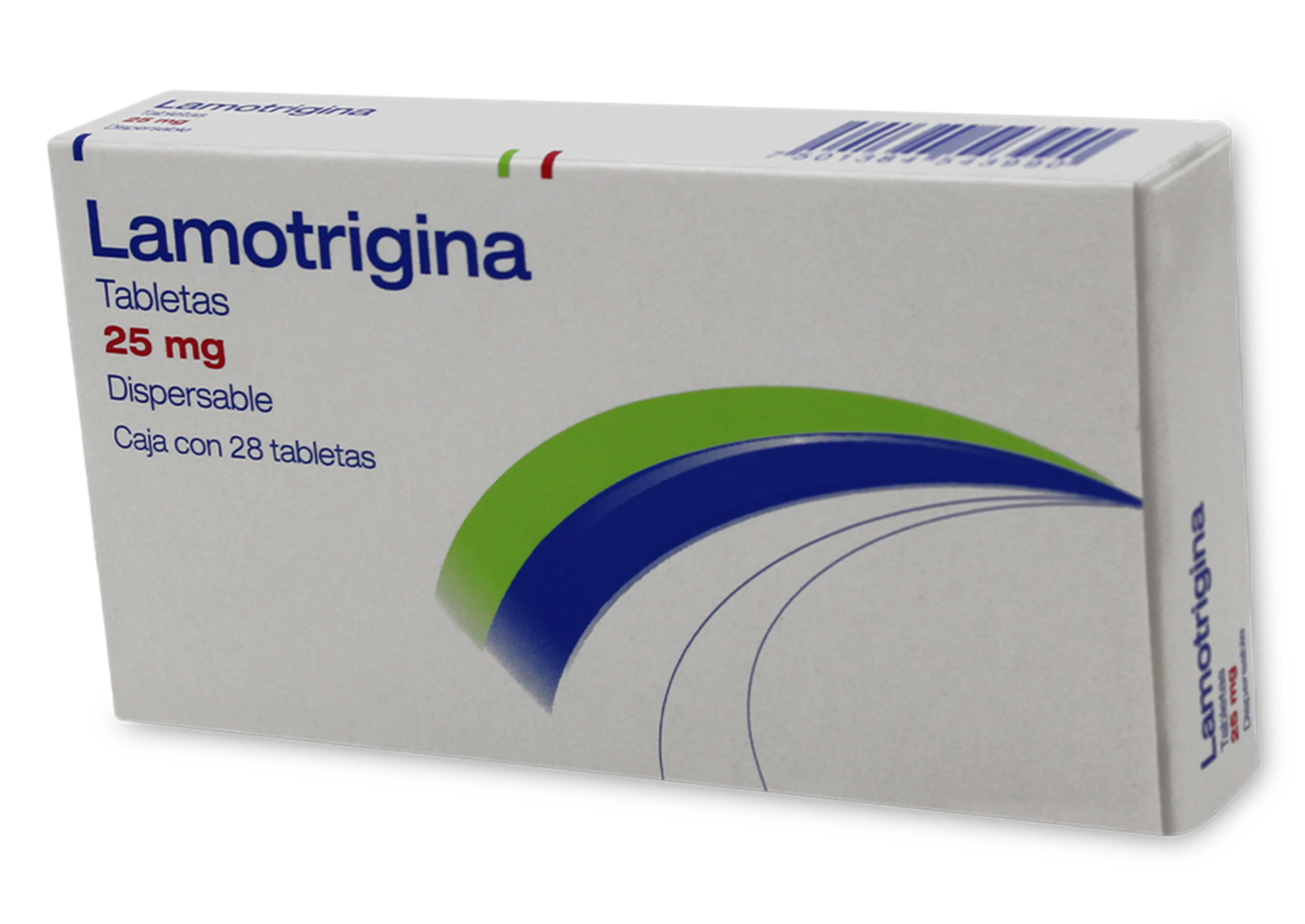 Lamotrigina 25 Mg Con 28 Tabletas