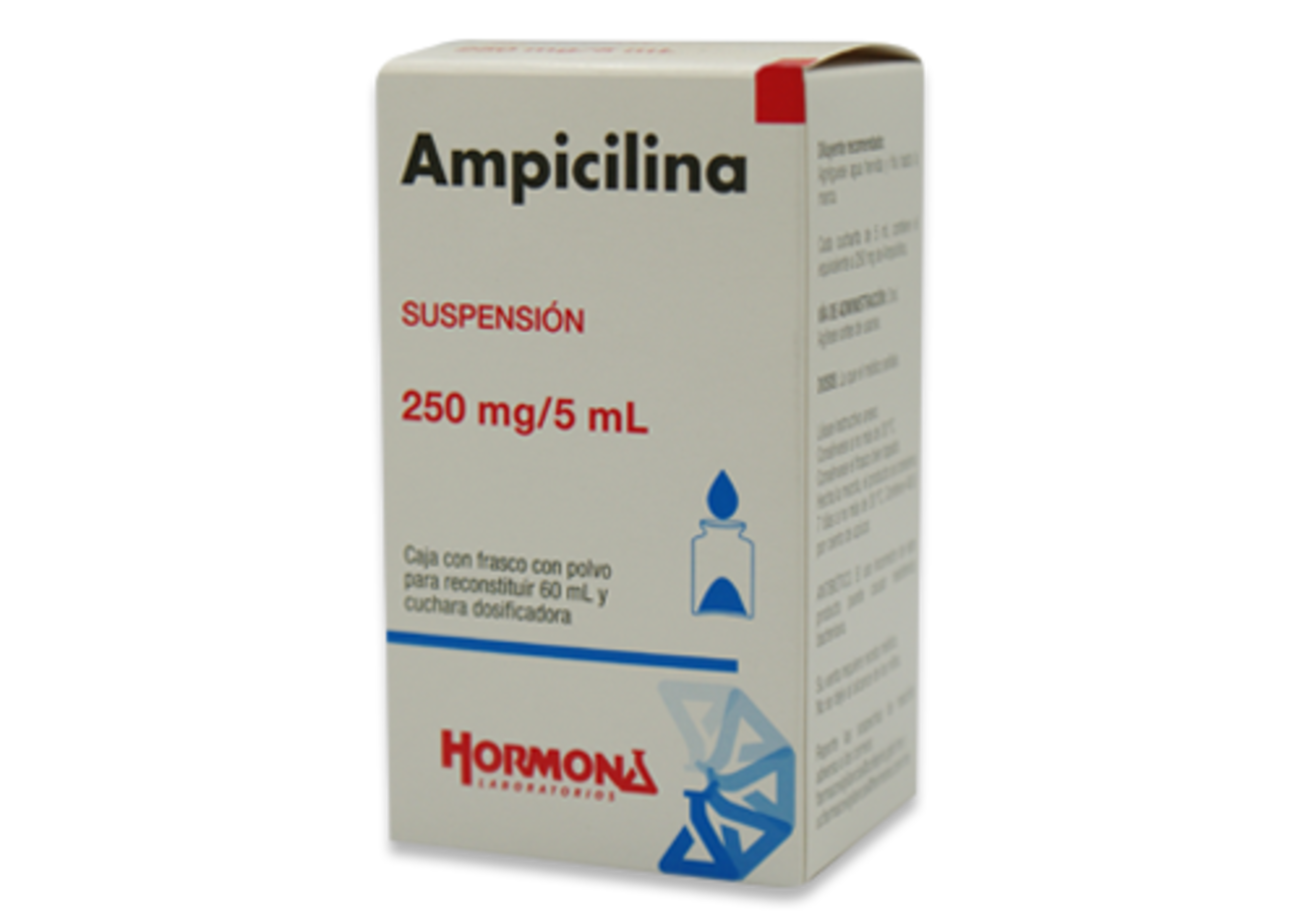 Ampicilina ampicilina 250 mg con 1 suspensión