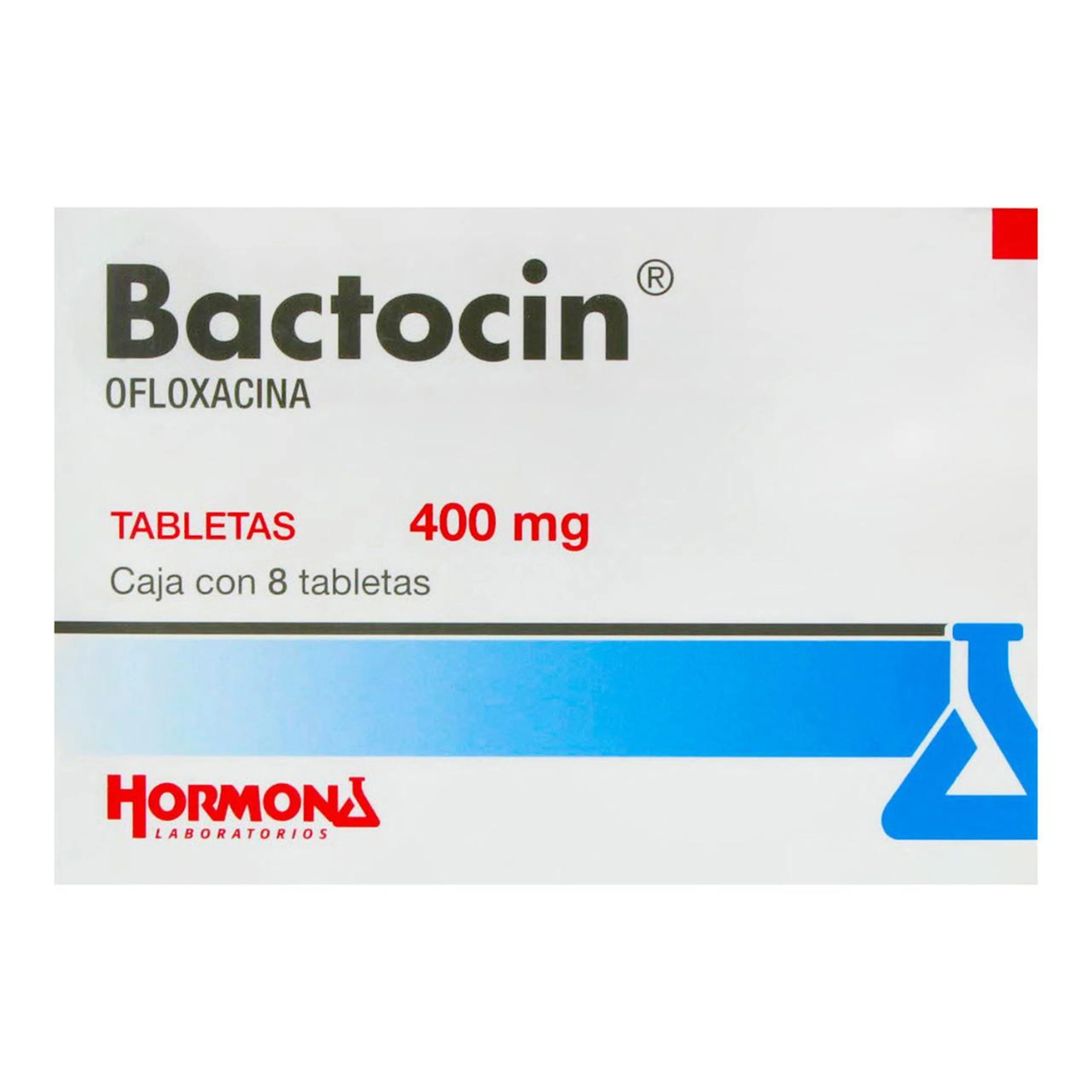 Bactocin Ofloxacina 400 Mg Con 8 Tabletas
