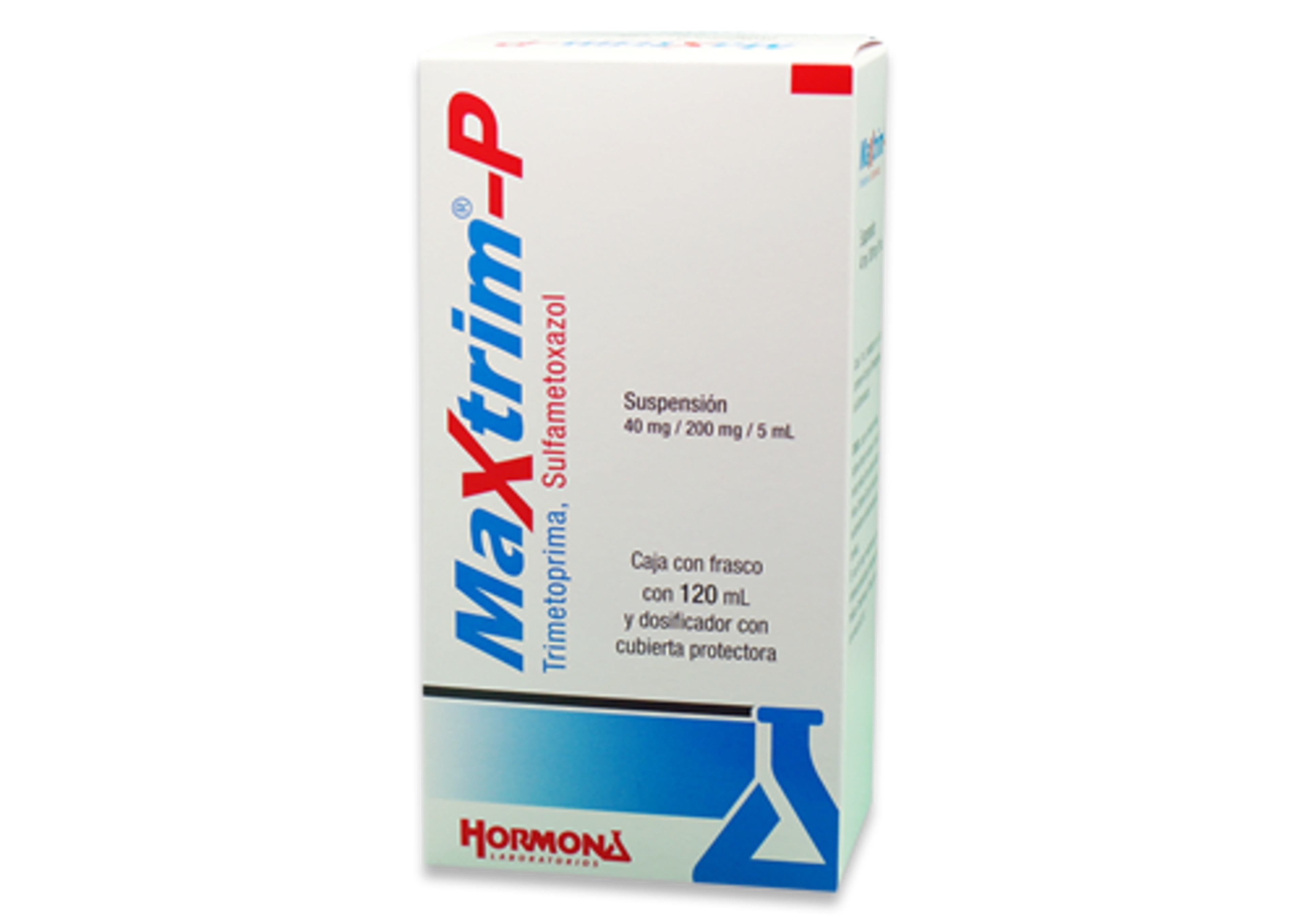 Maxtrim-P Sulfametoxazol Trimetoprima 40/200 Mg Suspensión Con 120 Ml