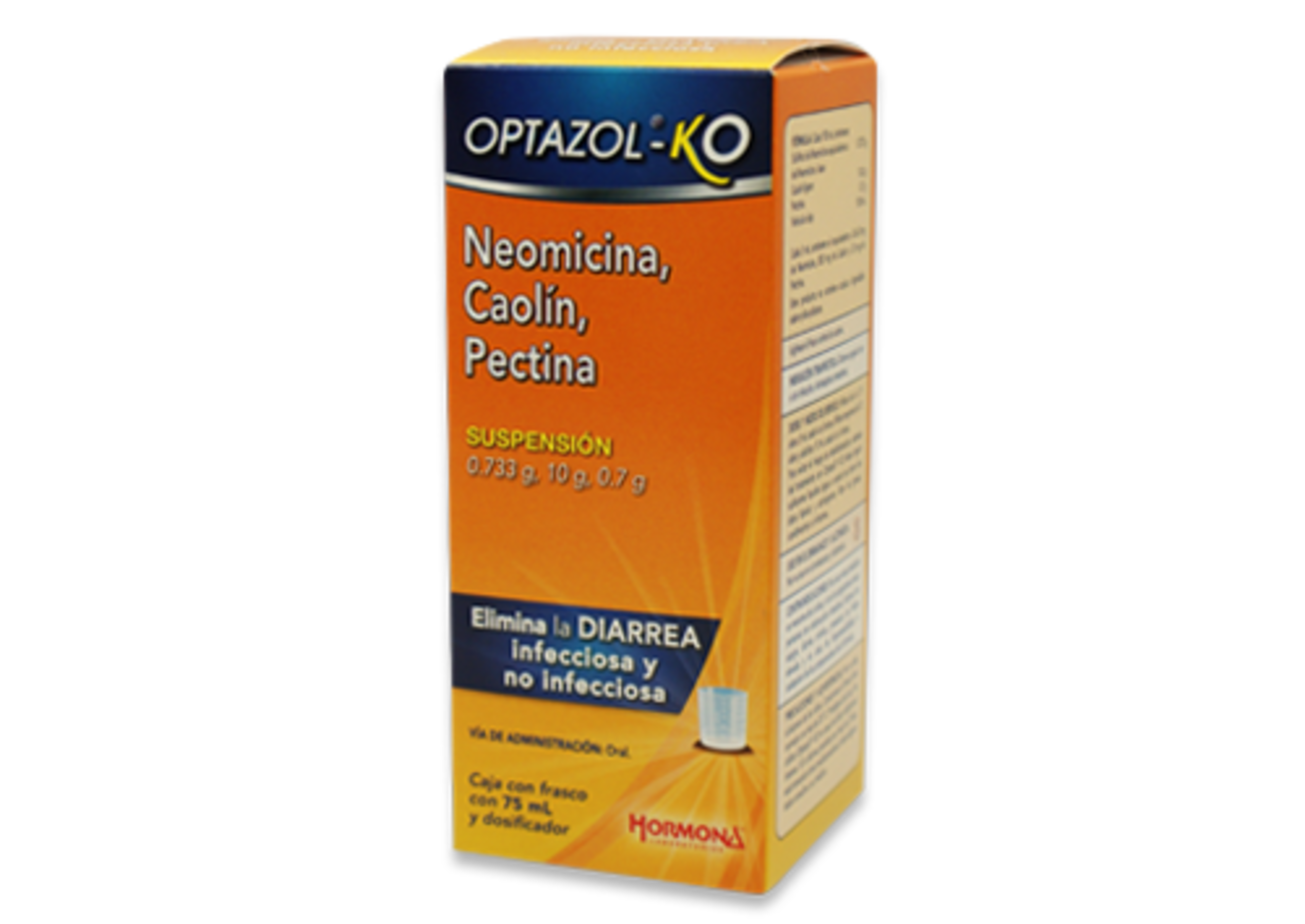 Optazol-Ko 0.733/10/0.7 G Suspensión Con 75 Ml