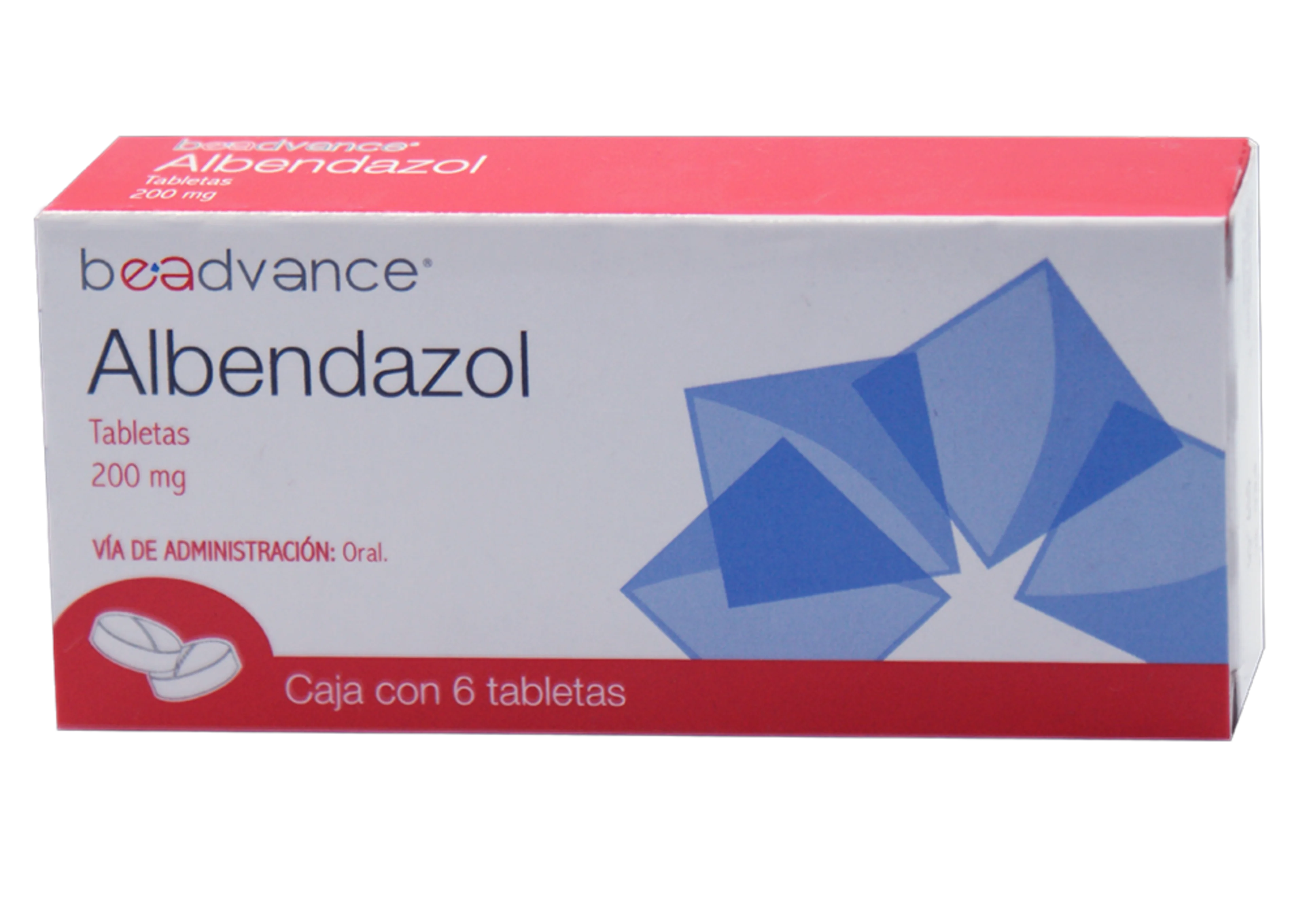 Albendazol 6 tabs 200 mg