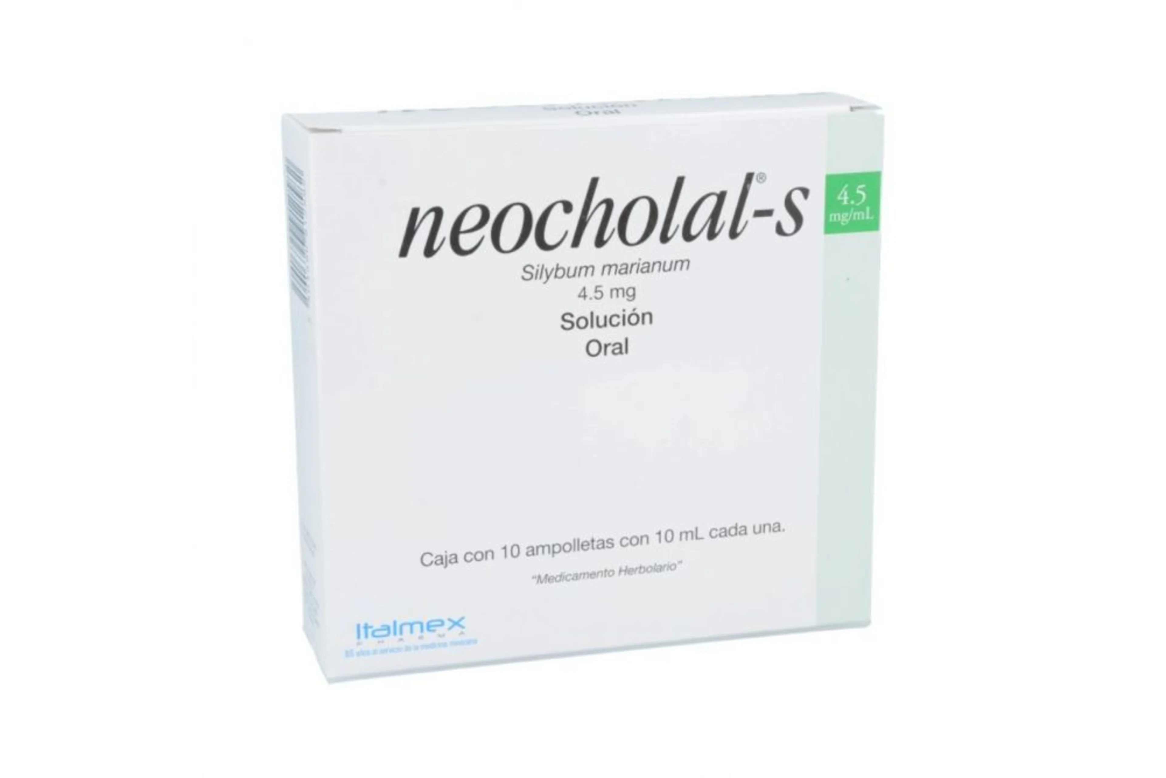 Neocholal silimarina 10 ml con 10 ampolleta
