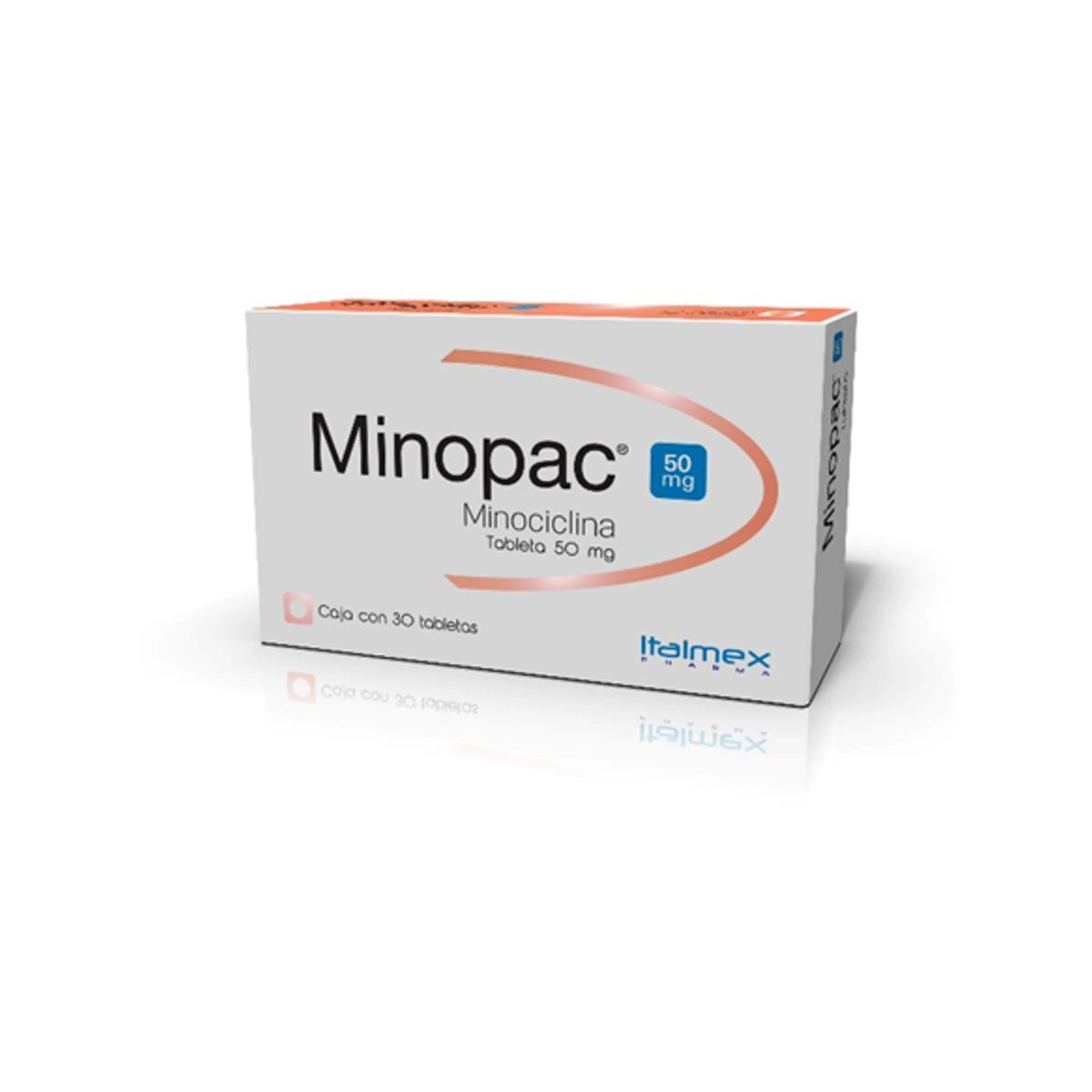 Minopac Minociclina 50 Mg Con 30 Tabletas