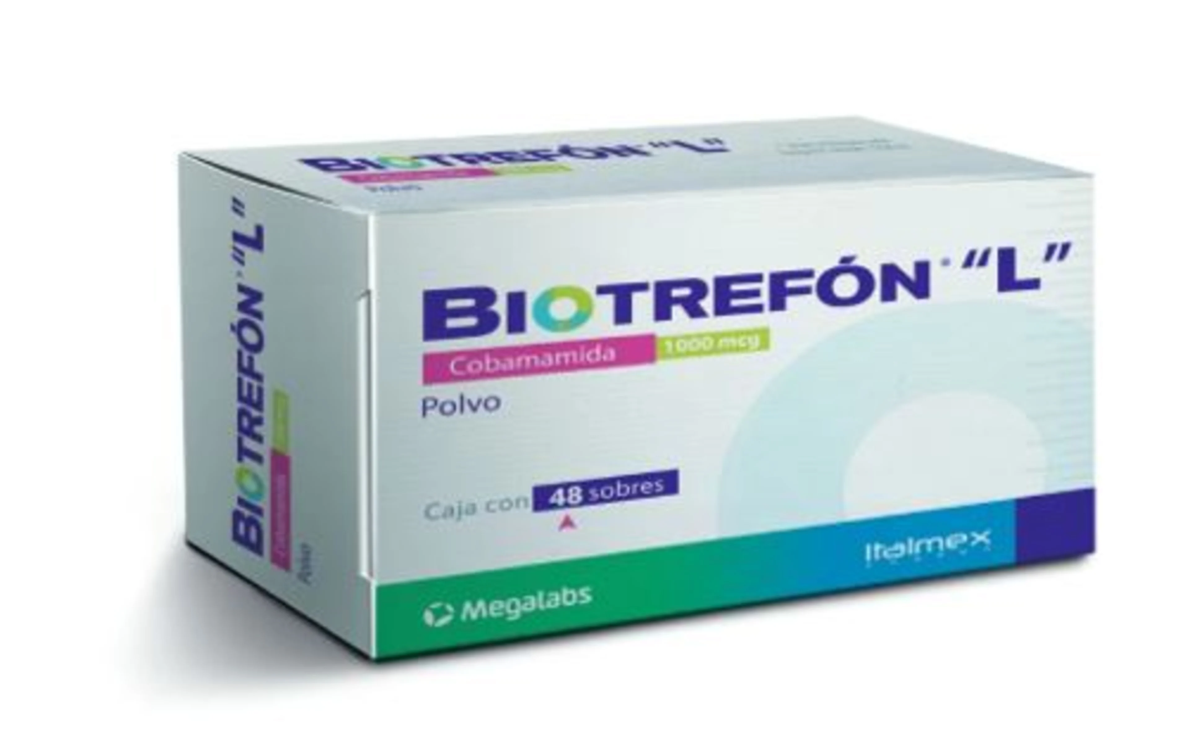 Biotrefón L 1000 Mcg Con 48 Sobres Con Polvo