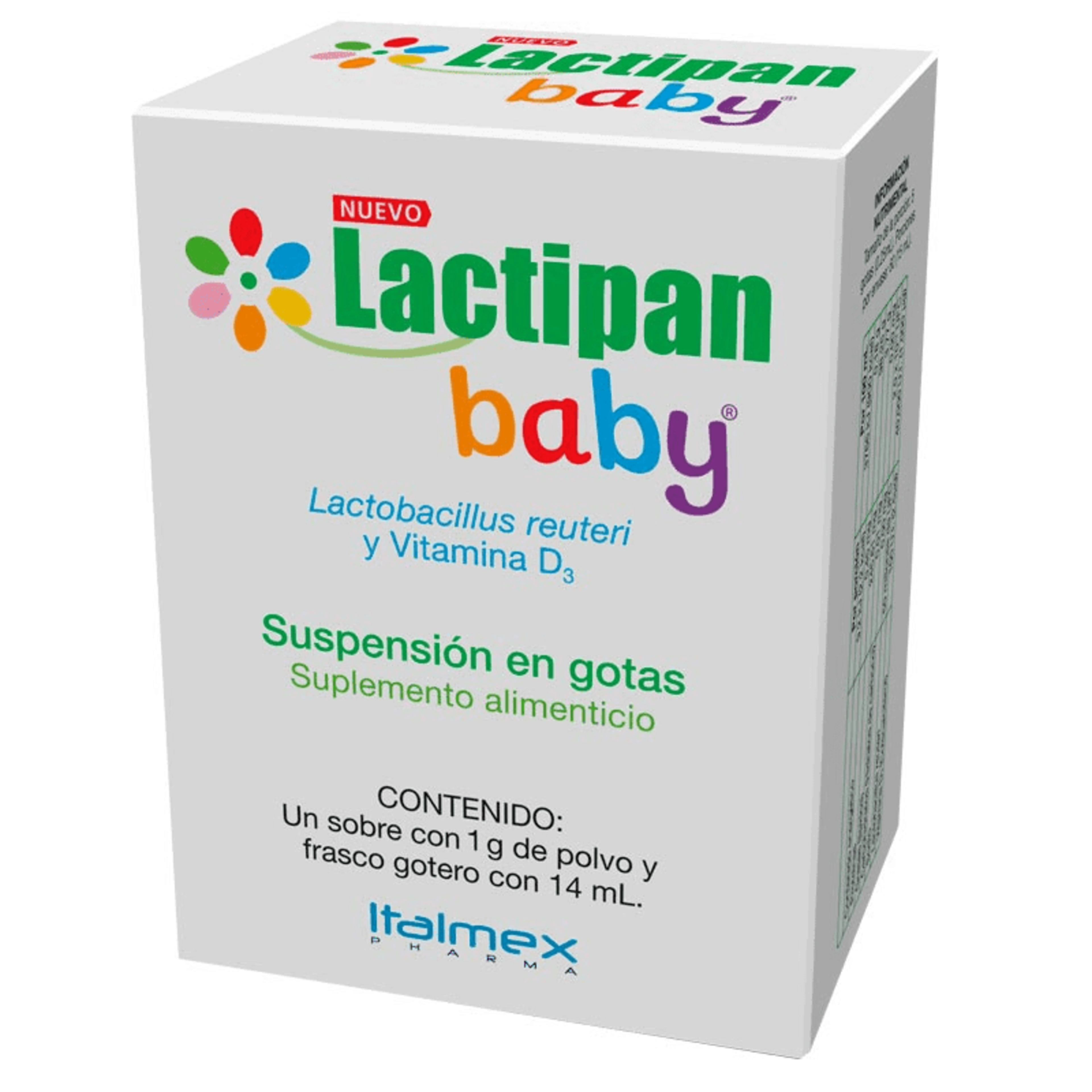Lactipan Baby Con 1 G De Polvo Y 14 Ml De Solución