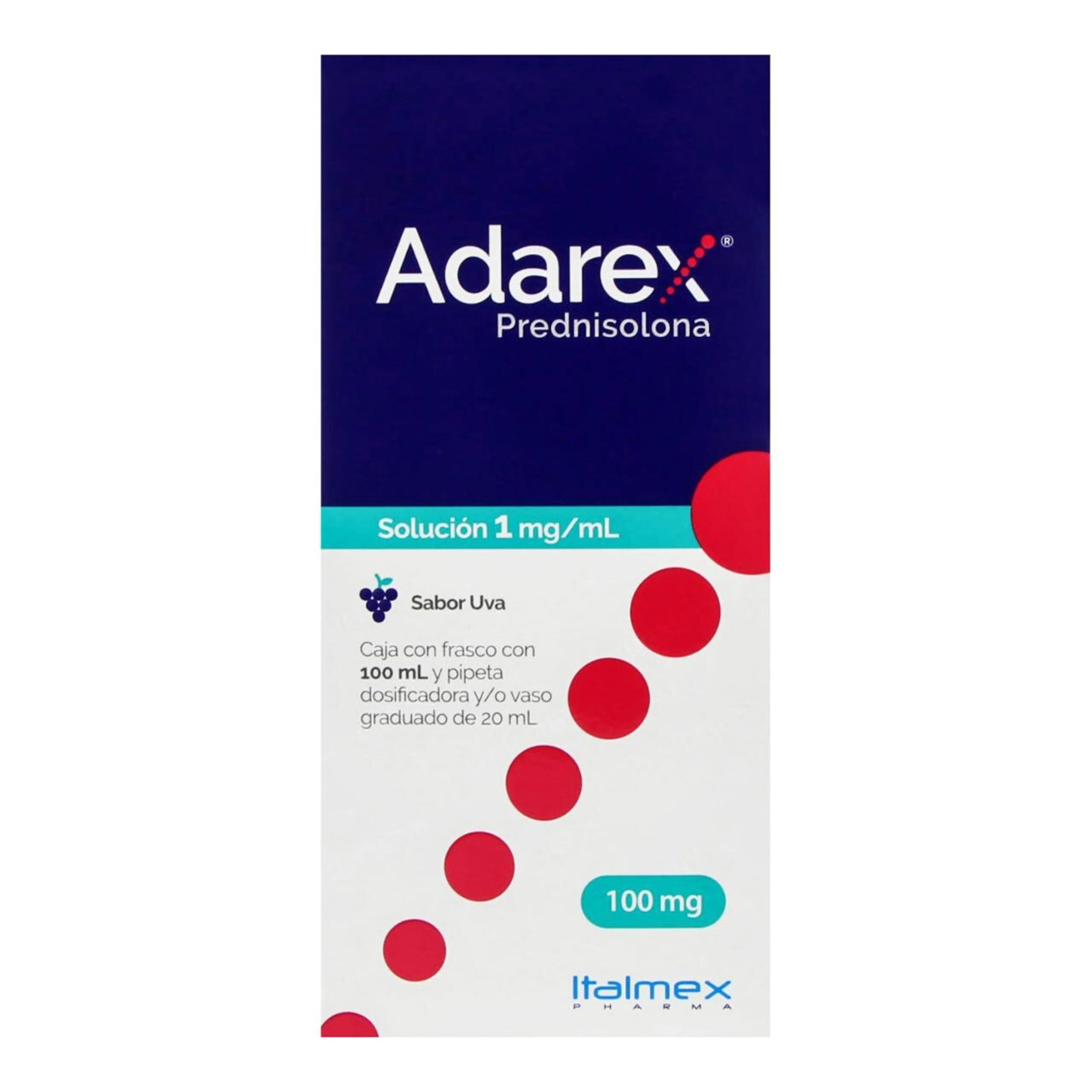 Adarex 1 Mg Solución Oral Sabor Uva Con 100 Ml