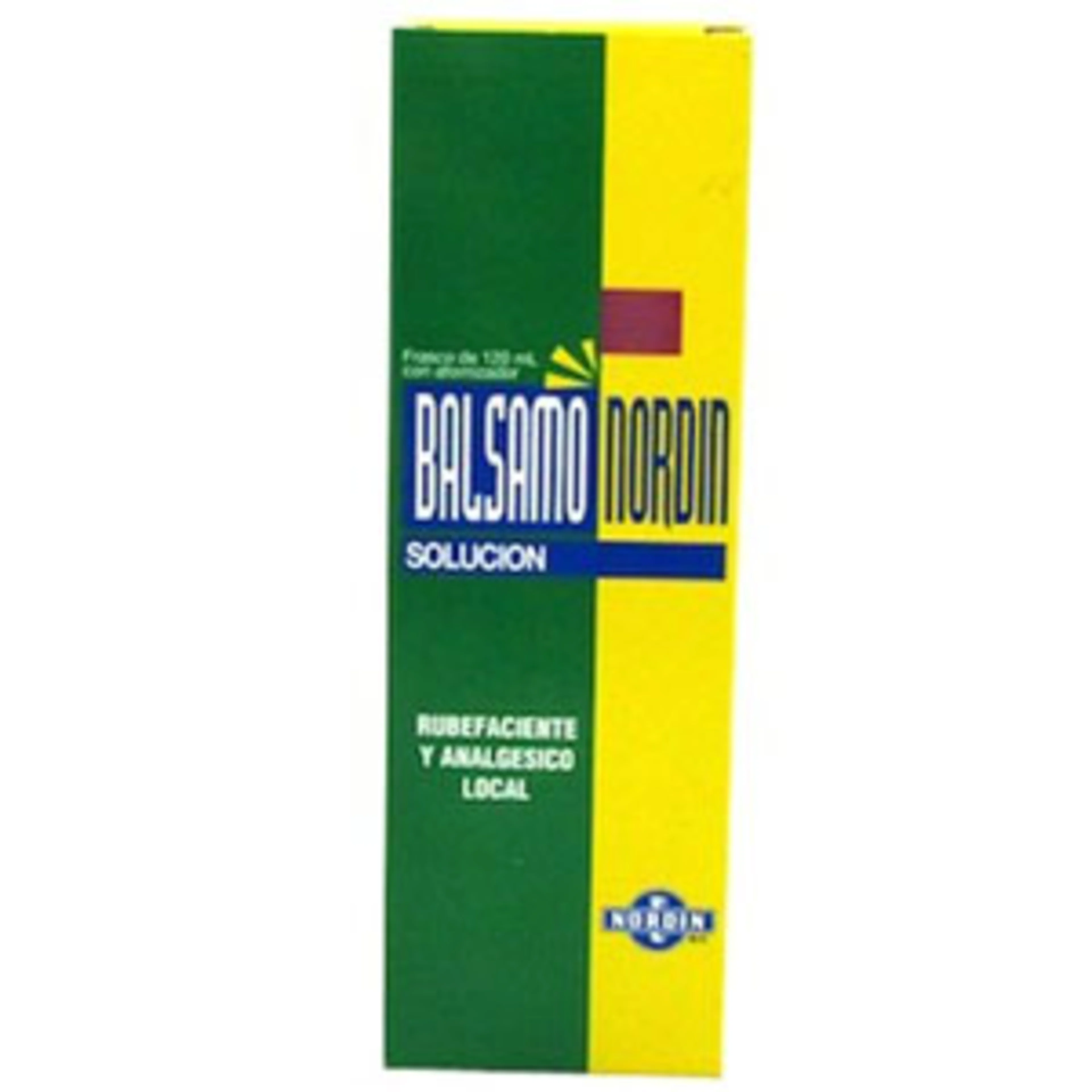 Nordin Bálsamo Rubefaciente Con 120 Ml De Solución