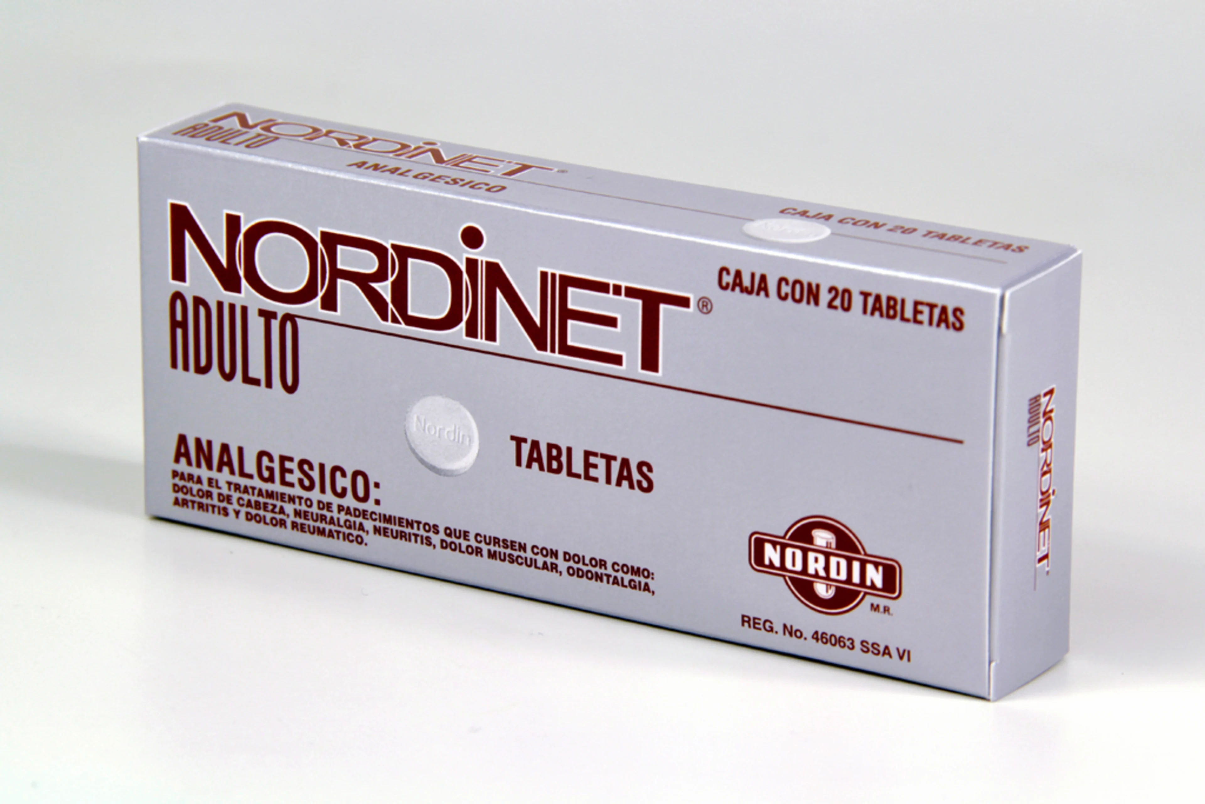 Nordinet 400/150/50 Mg Con 20 Tabletas