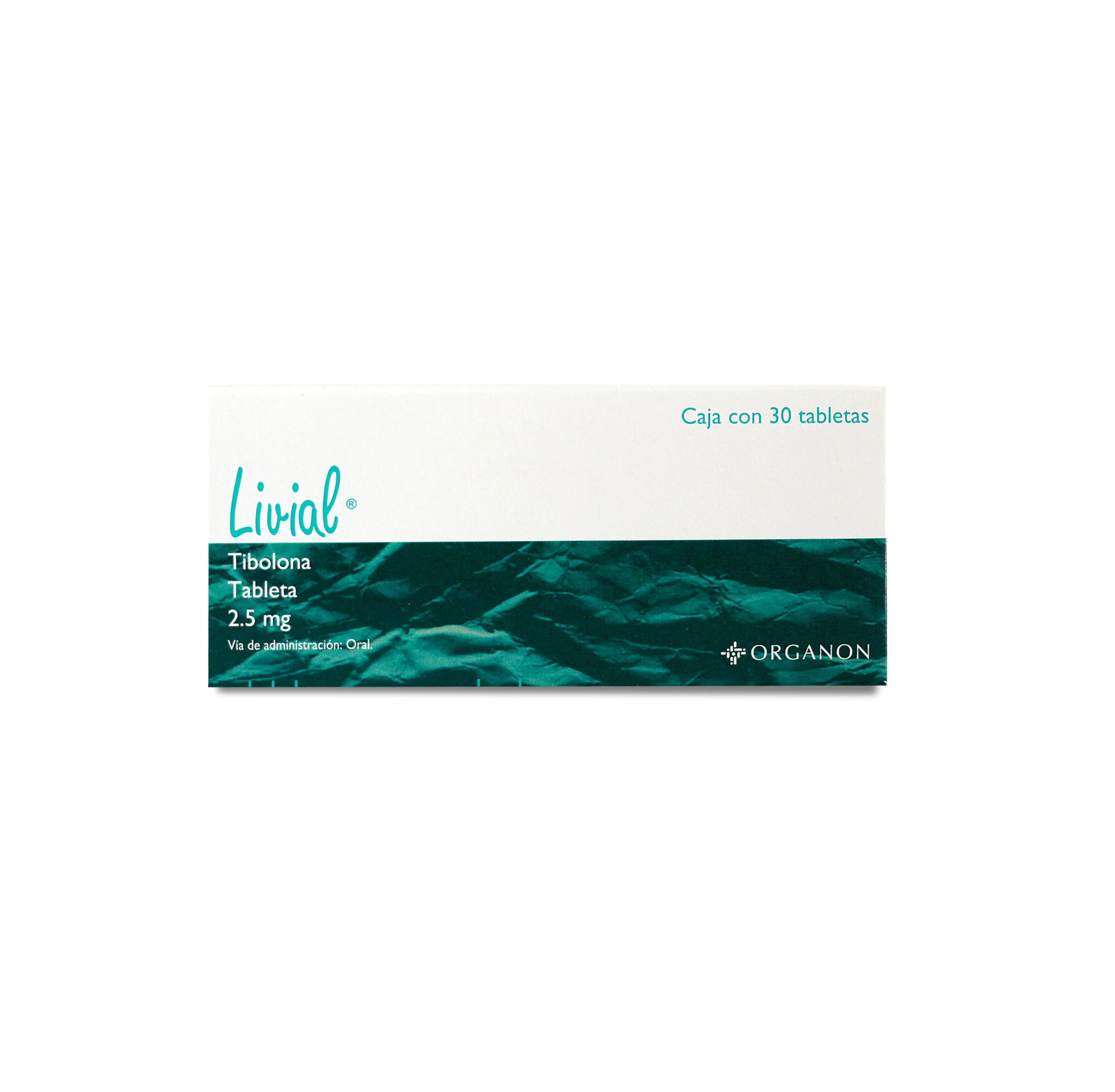 Livial 2.5 Mg Con 30 Tabletas
