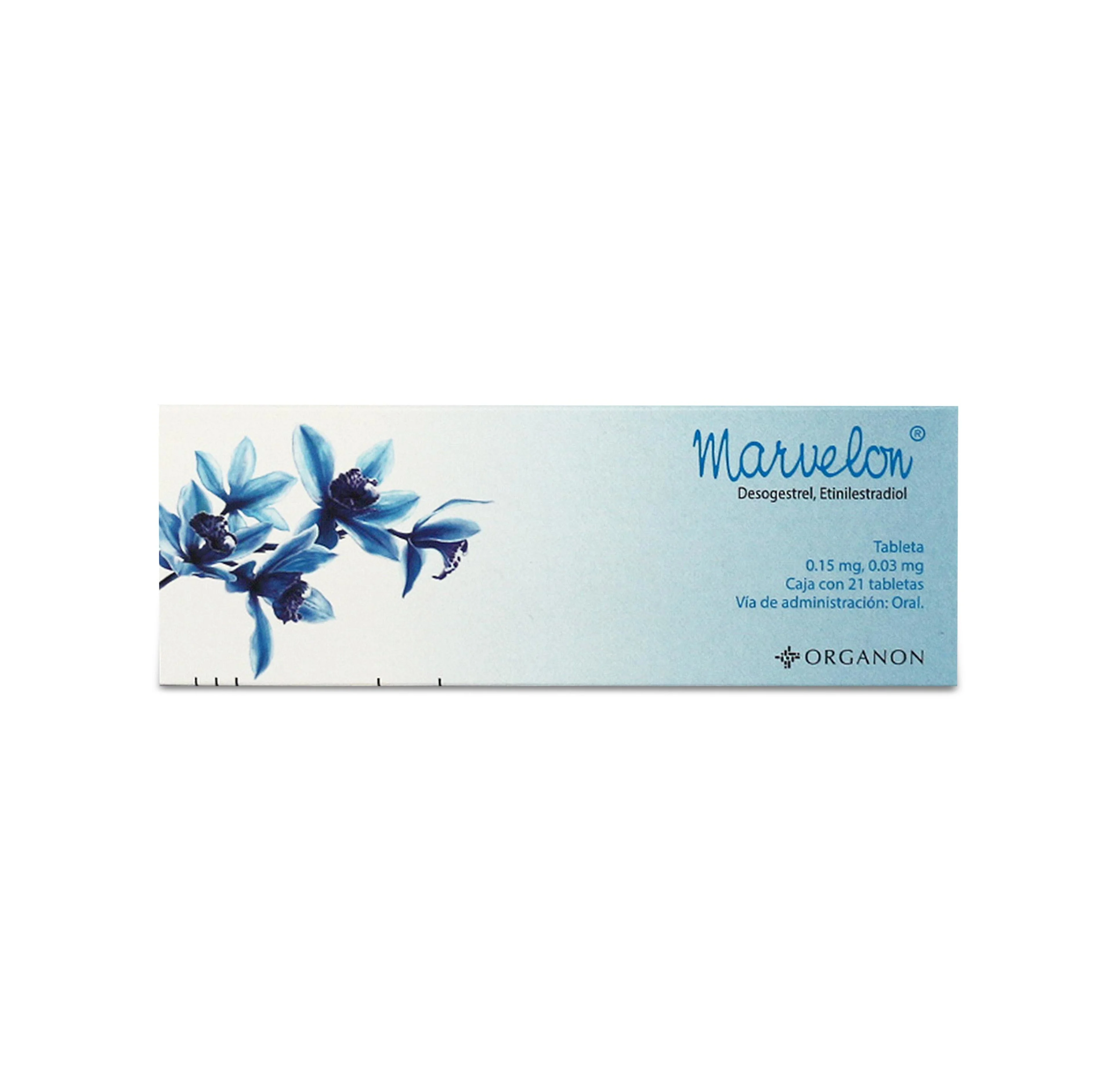 Marvelon 0.15/0.03 Mg Con 21 Tabletas