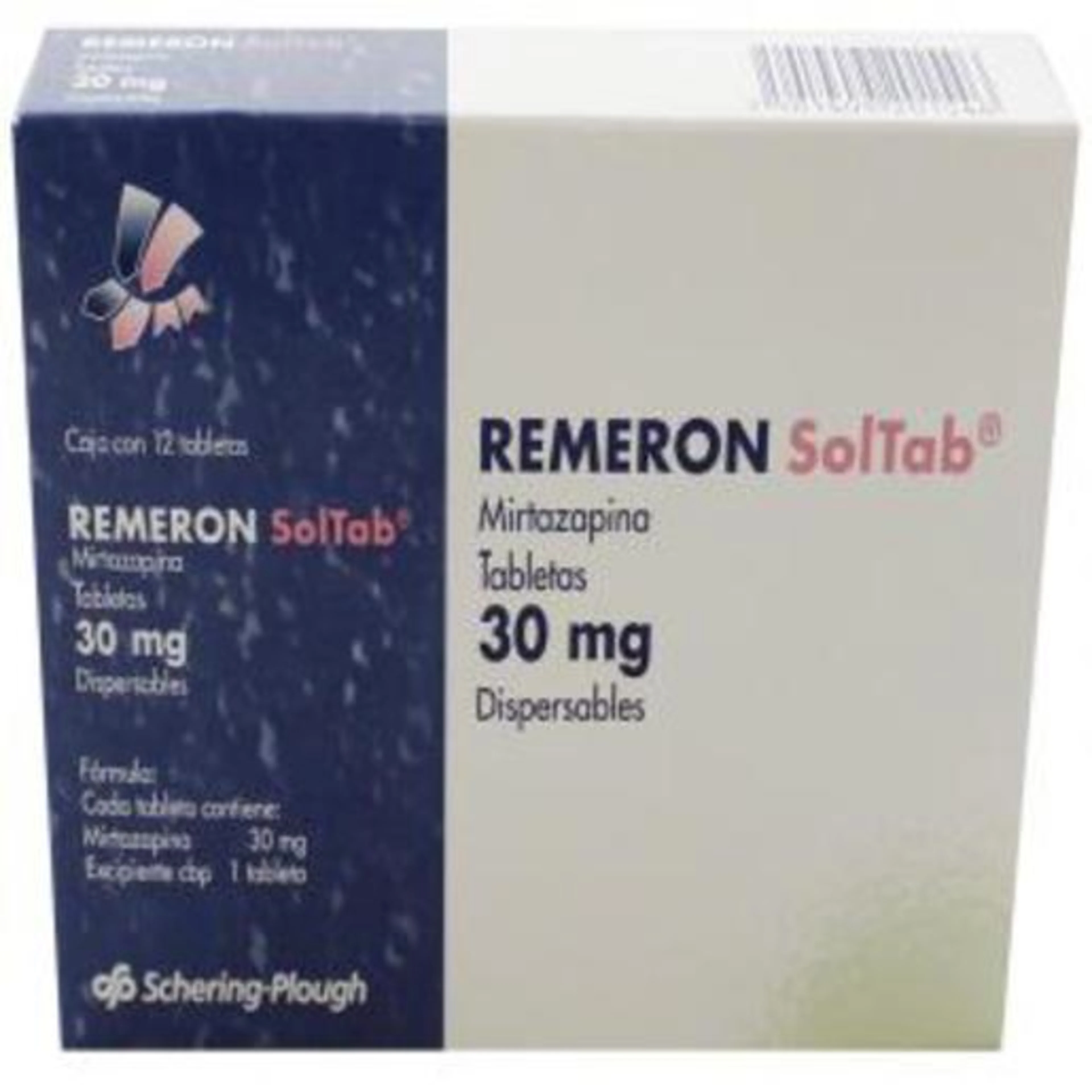 Remeron Soltab 30 Mg Con 12 Tabletas