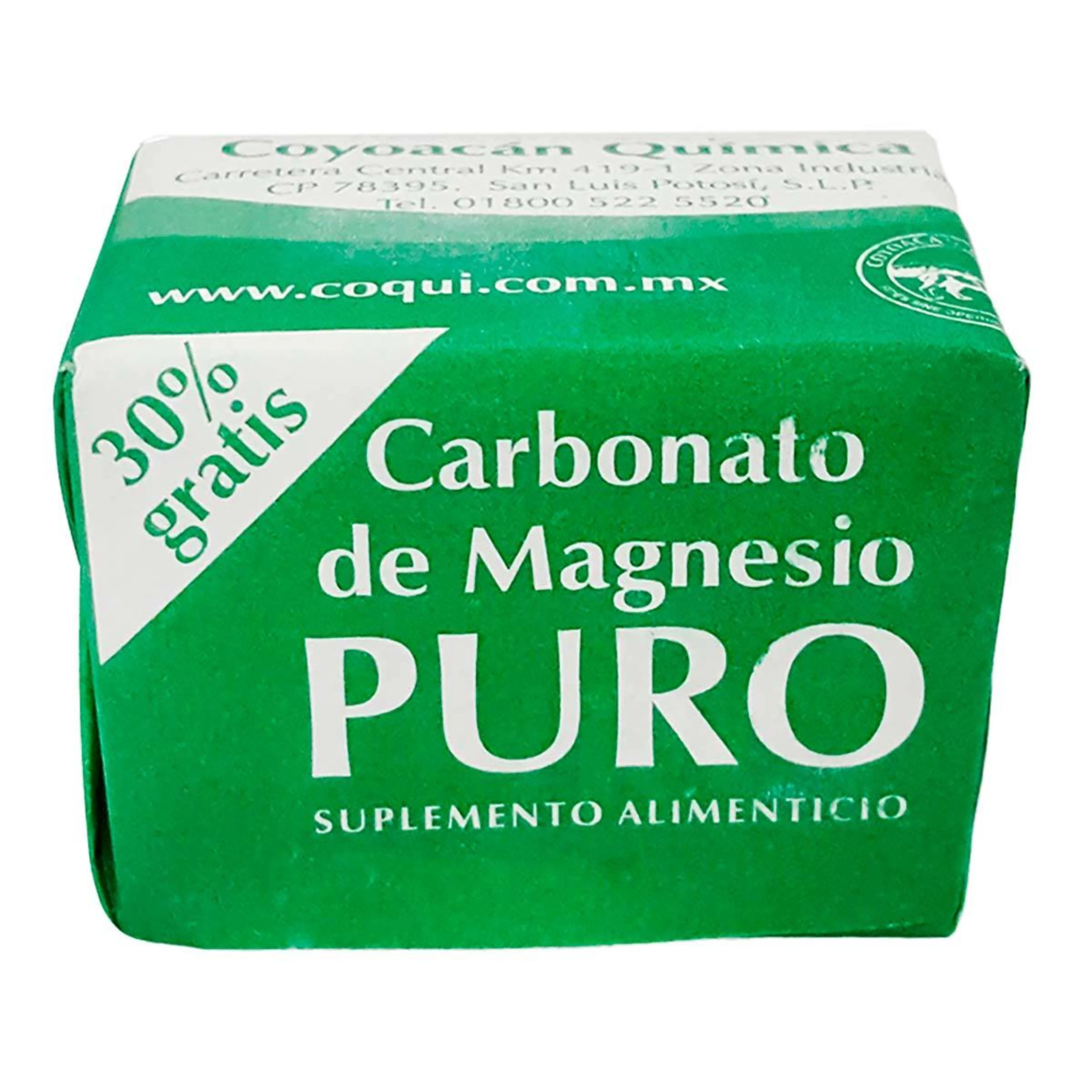 Carbonato de Magnesio Puro con 12 Piezas