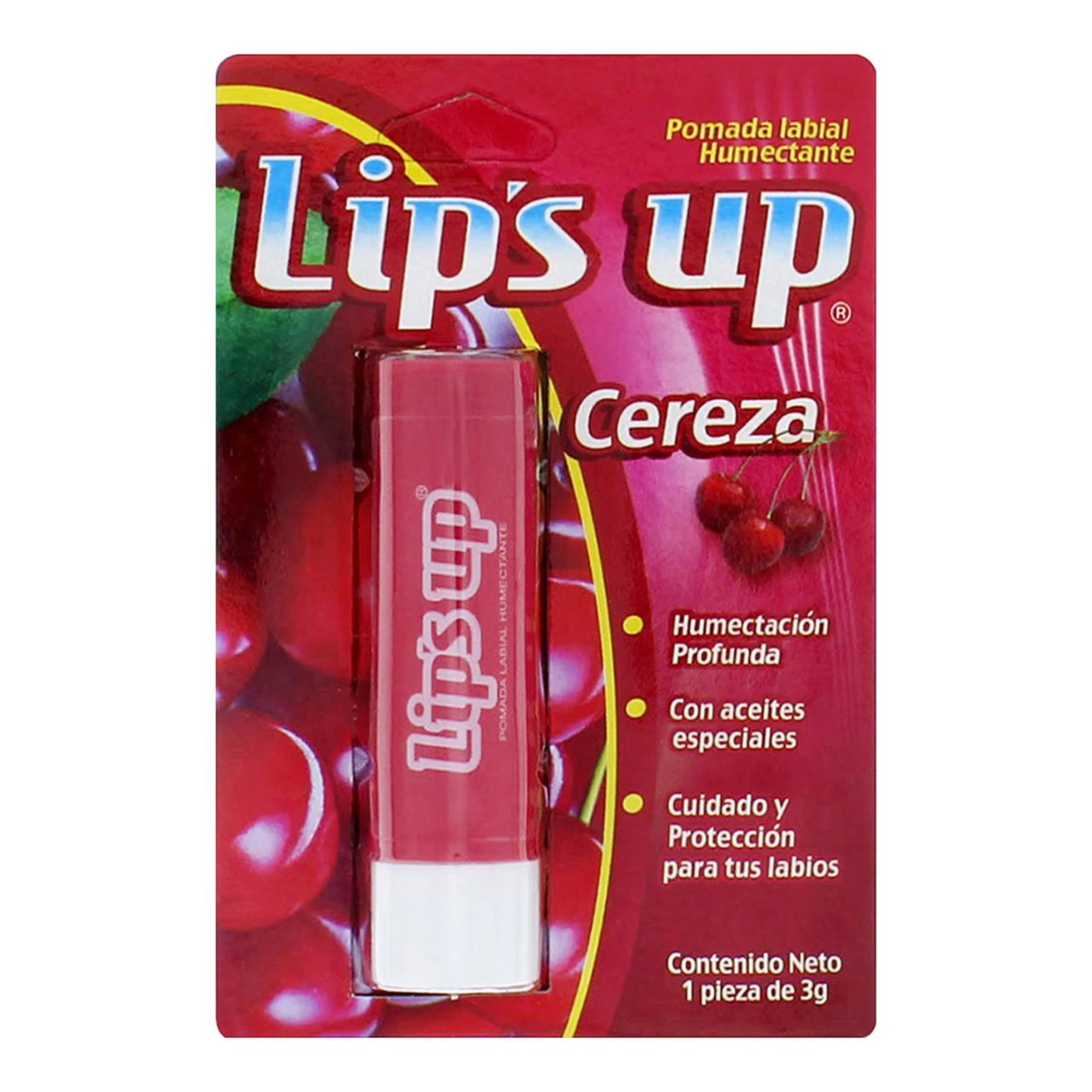 Protector labial lip’s up aroma a cereza 3 gr.