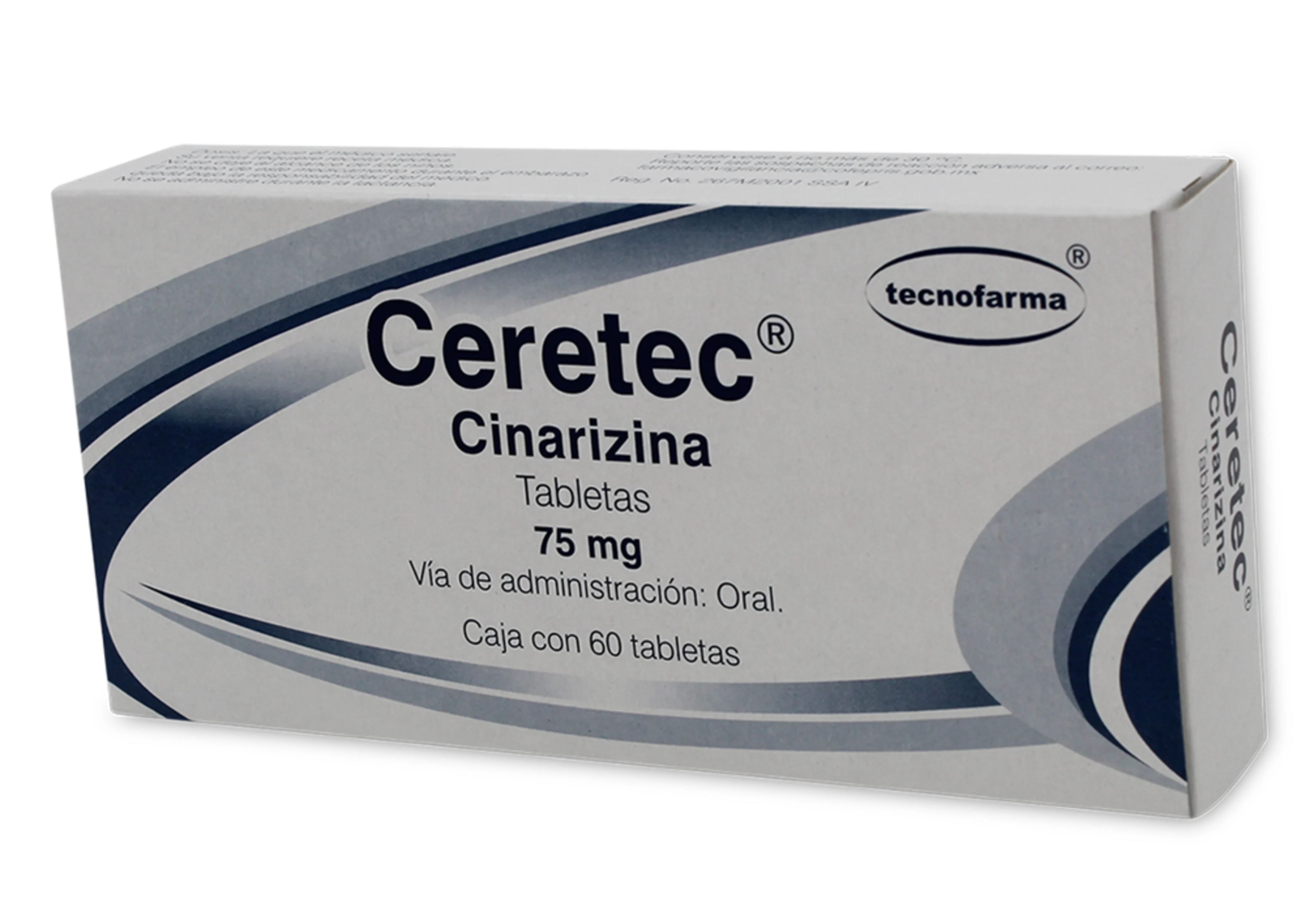 Ceretec 75 Mg Con 60 Tabletas