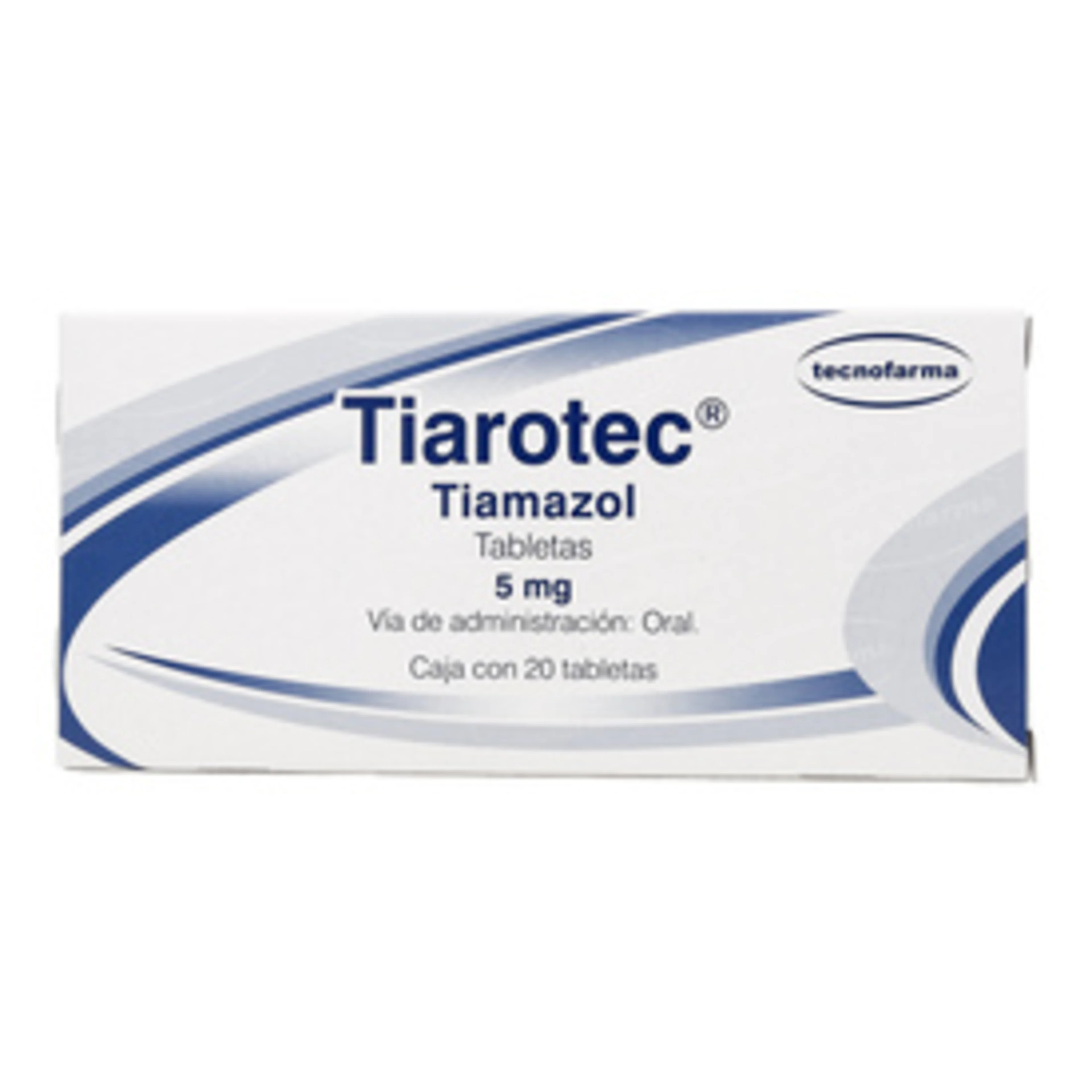 Tiarotec 5 Mg Con 20 Tabletas