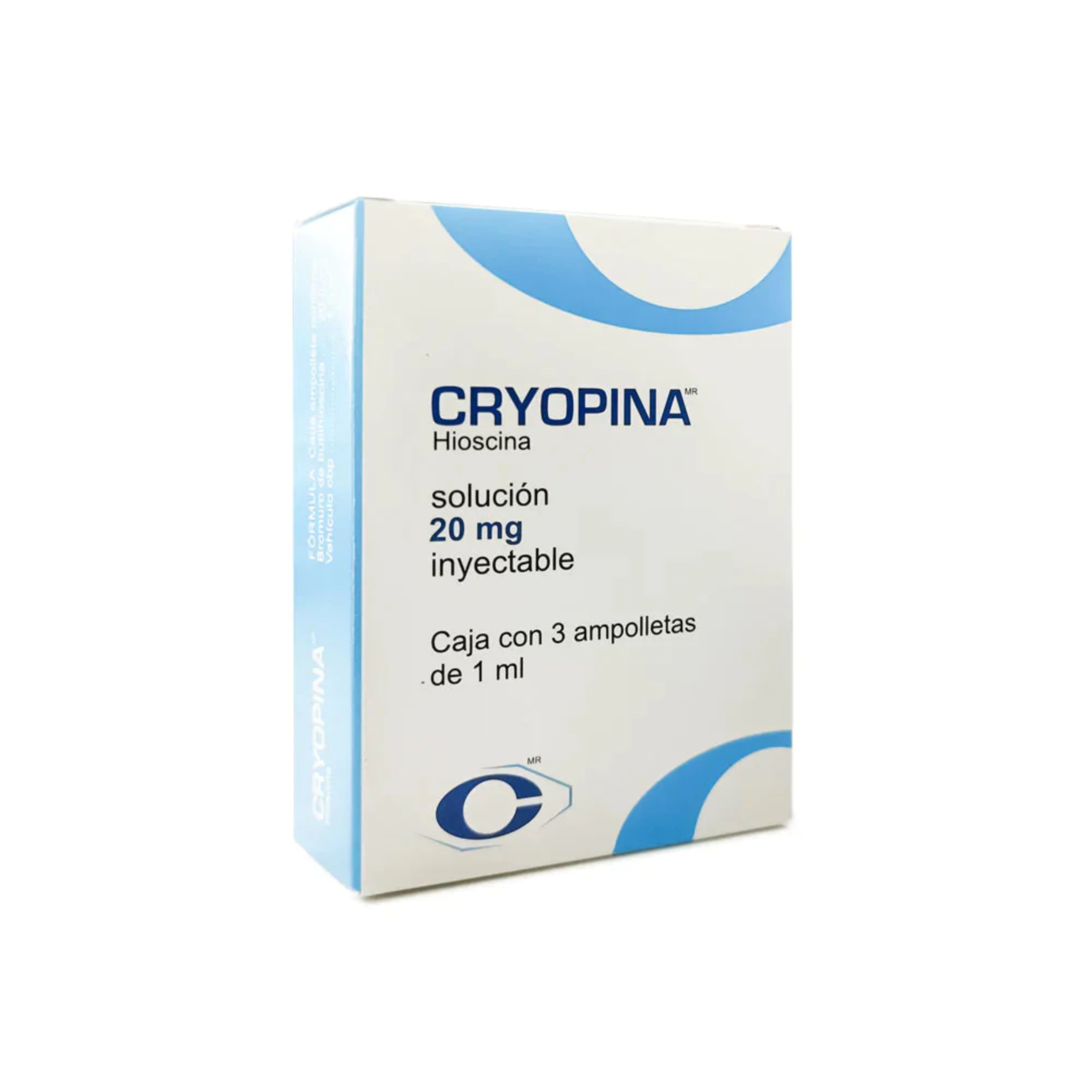 Cryopina 20 Mg Con 3 Ampolletas