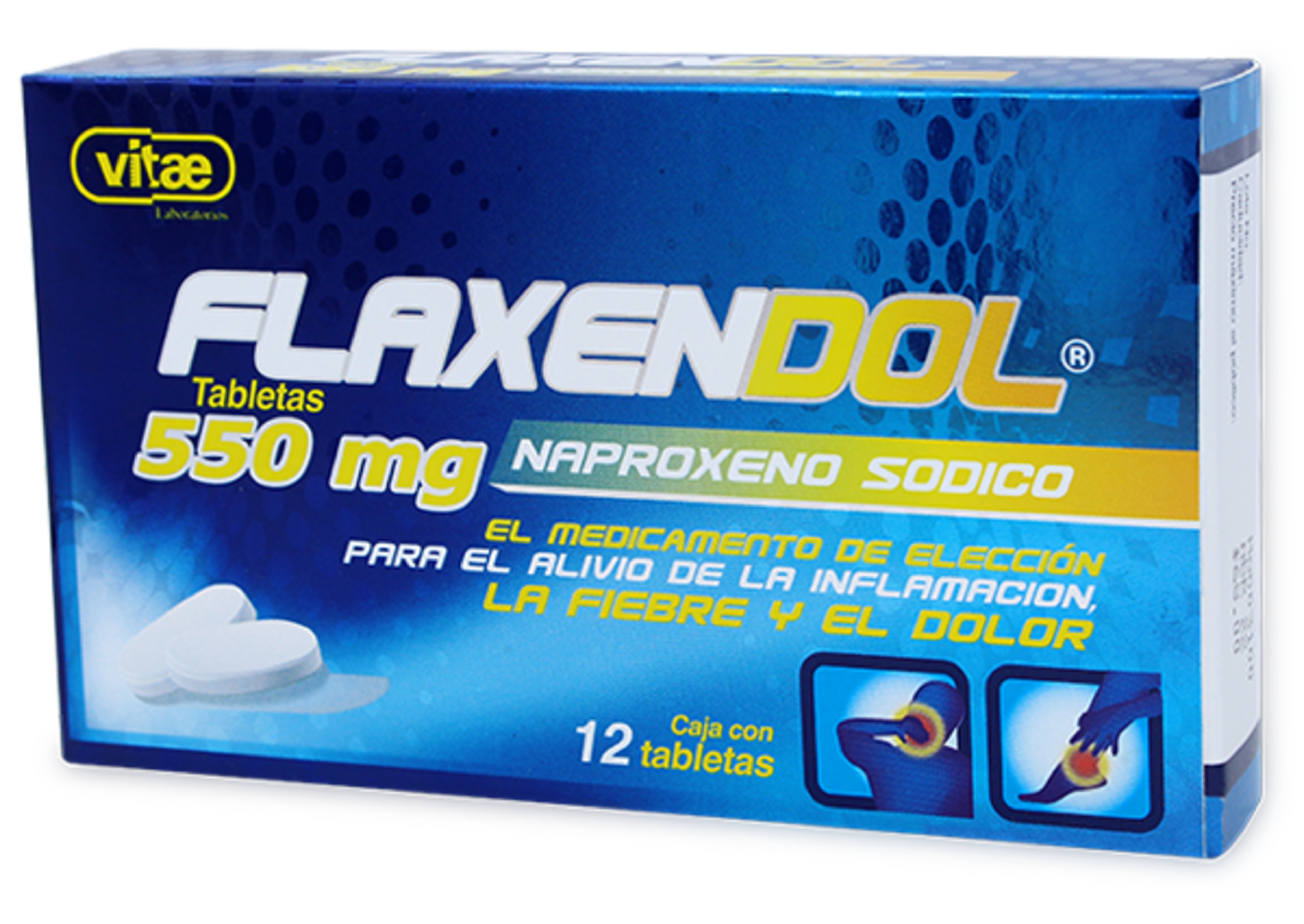 Flaxendol 550 Mg Con 12 Tabletas