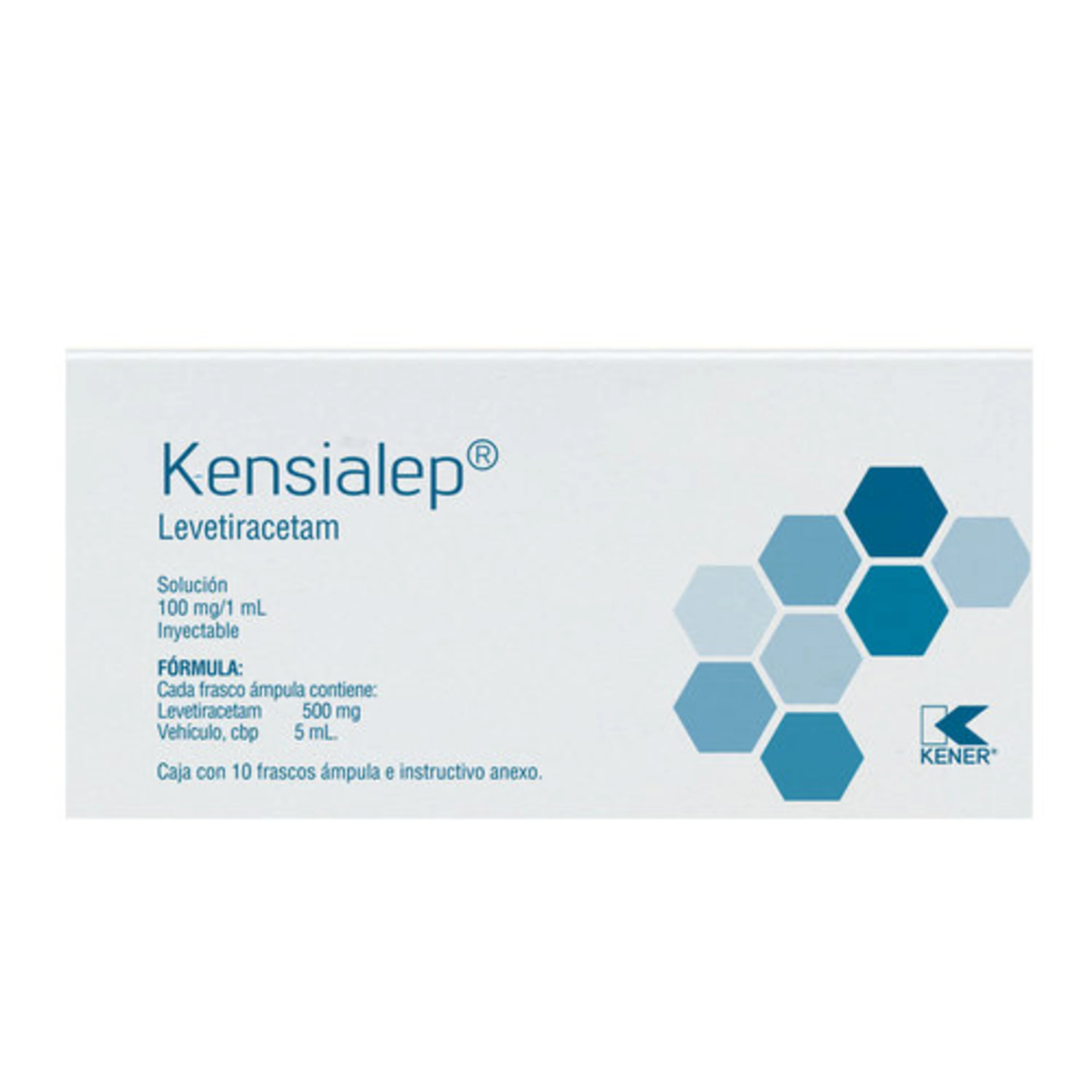 Kensialep 100 Mg/1 Ml Solución Inyectable Con 10 Ml