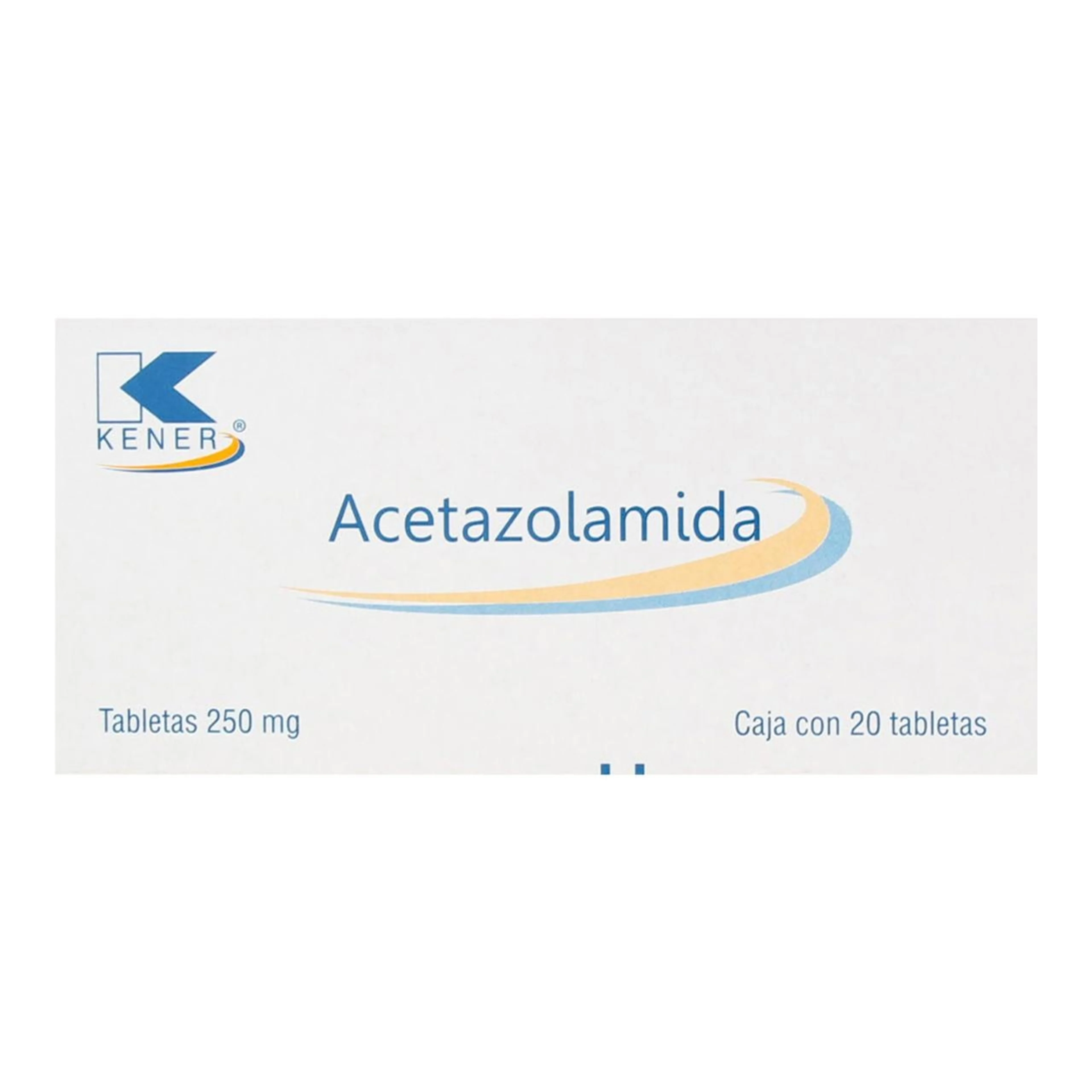 Acetazolamida acetazolamida 250 mg con 20 tabletas