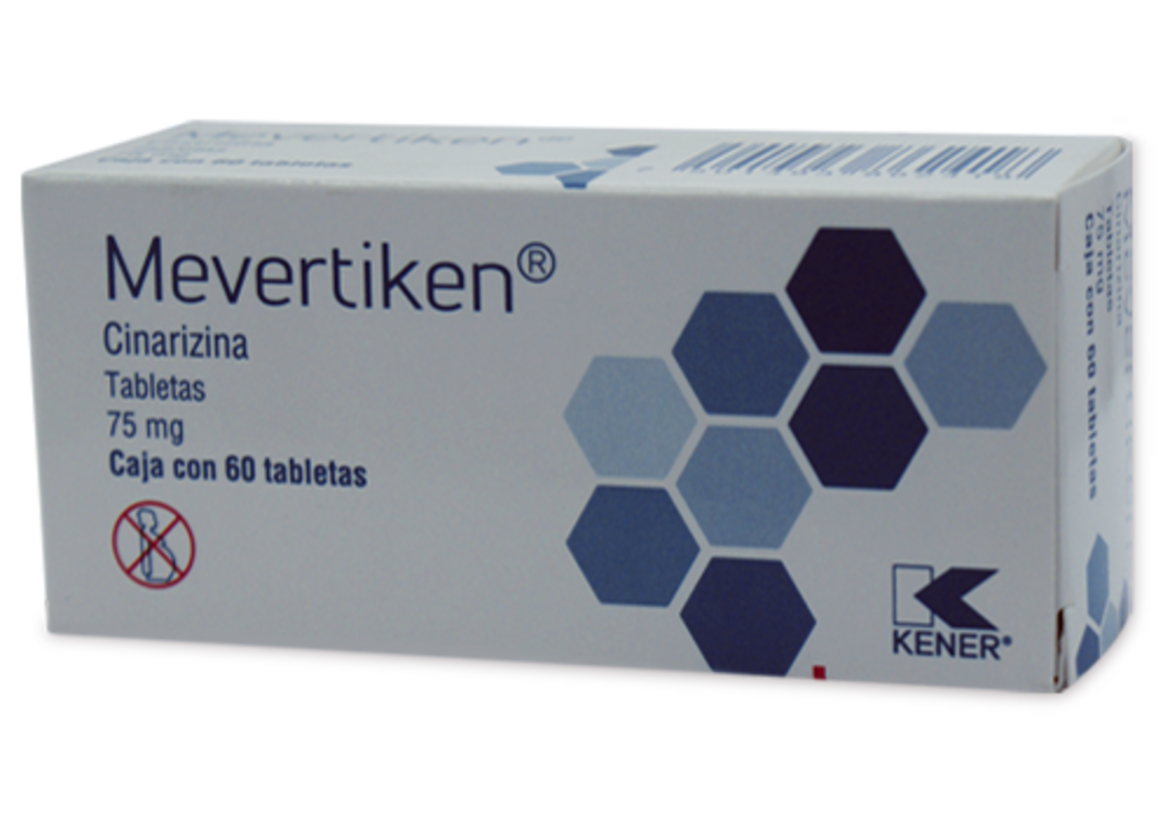 Mevertiken 75 Mg Con 60 Tabletas