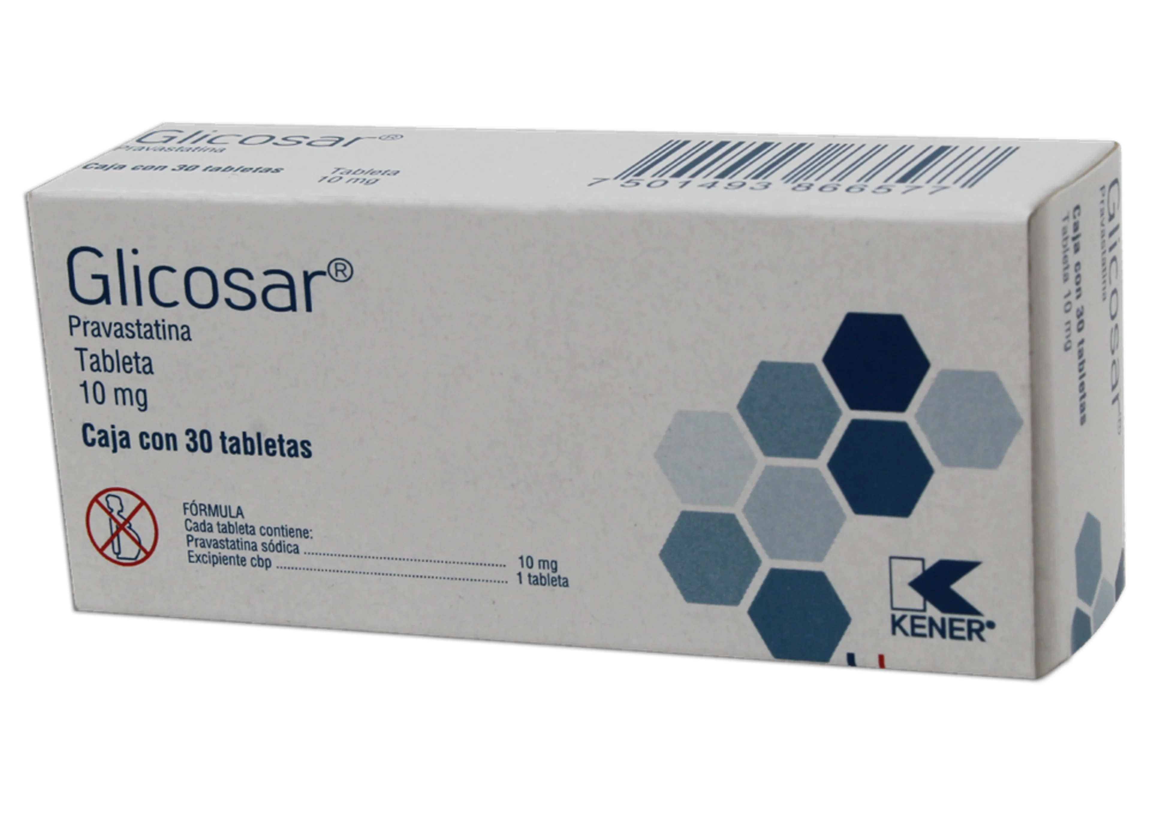 Glicosar 10 Mg Con 30 Tabletas