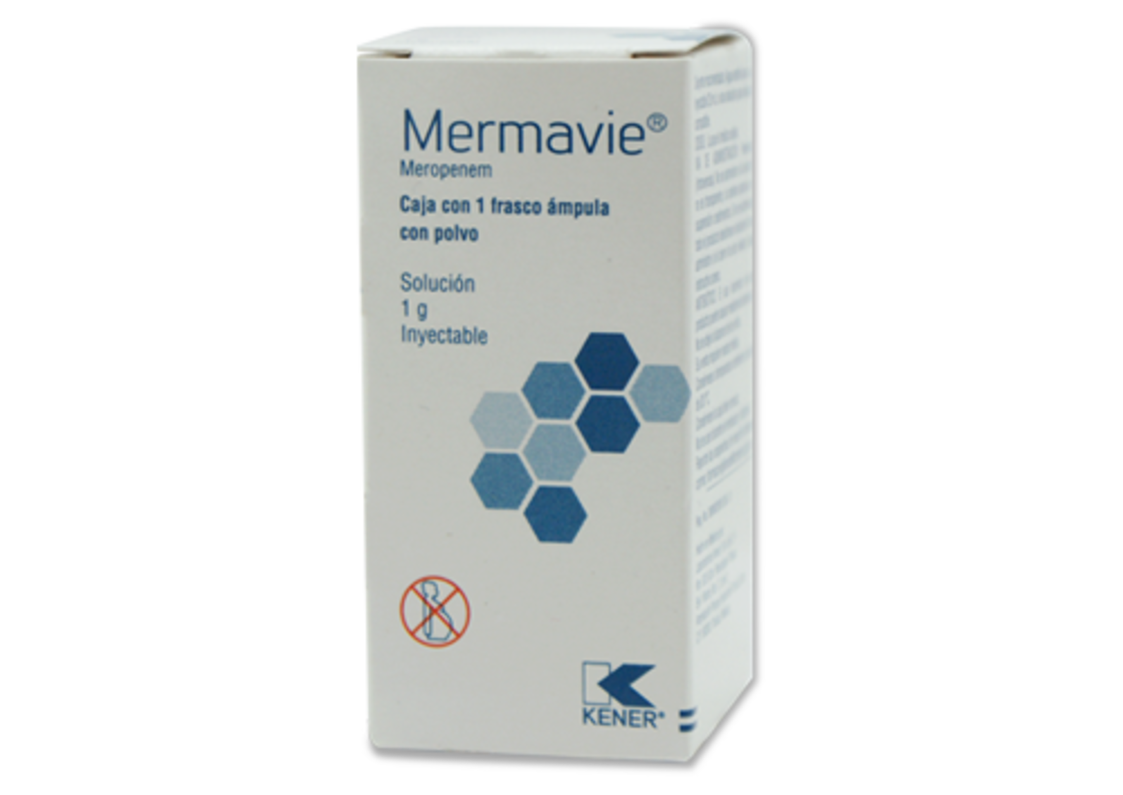 Mermavie Meropenem 1 G Solución Inyectable 1 Frasco Con Ámpula