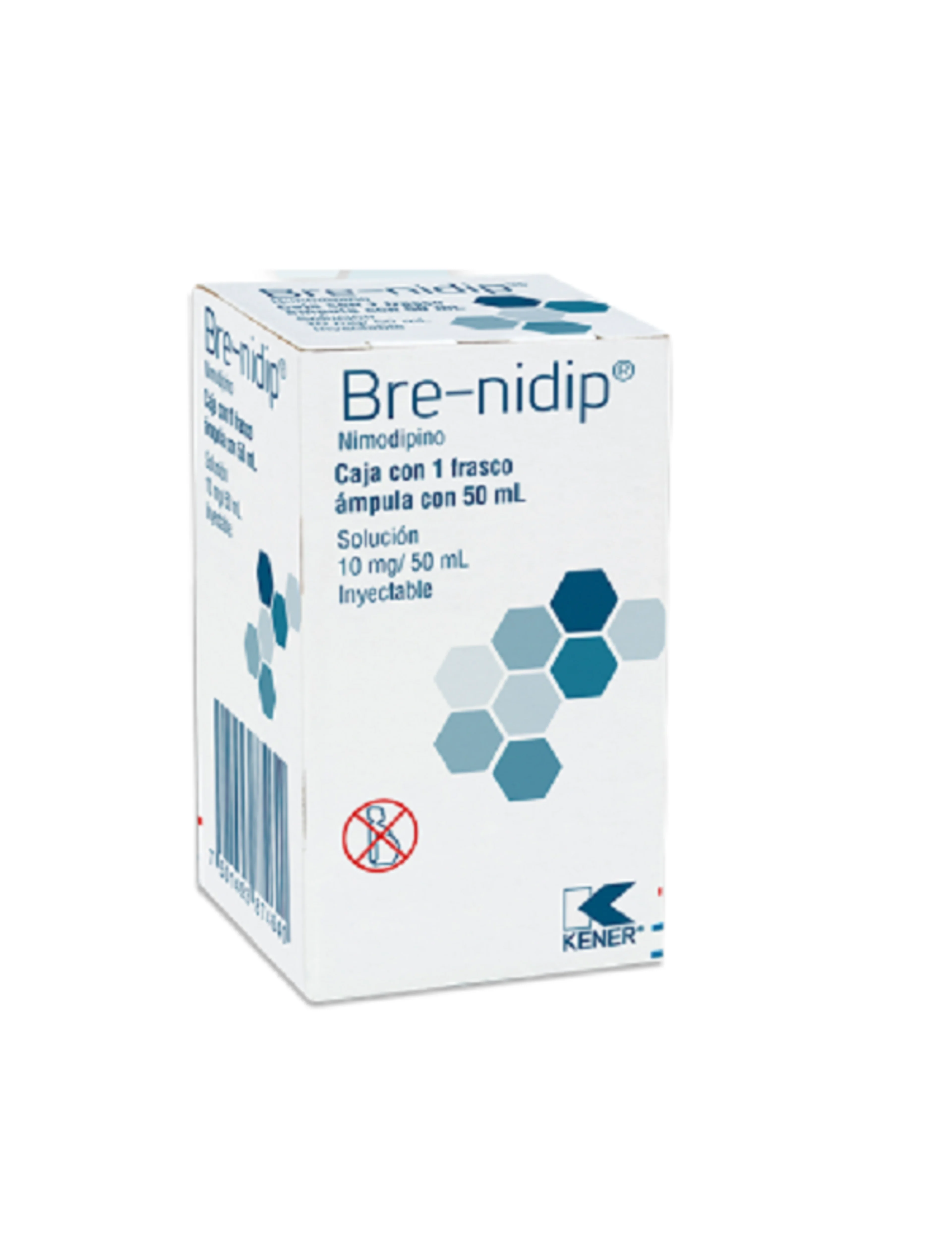 Brenidip 10 Mg Solución Inyectable Con 1 Frasco Con Ámpula