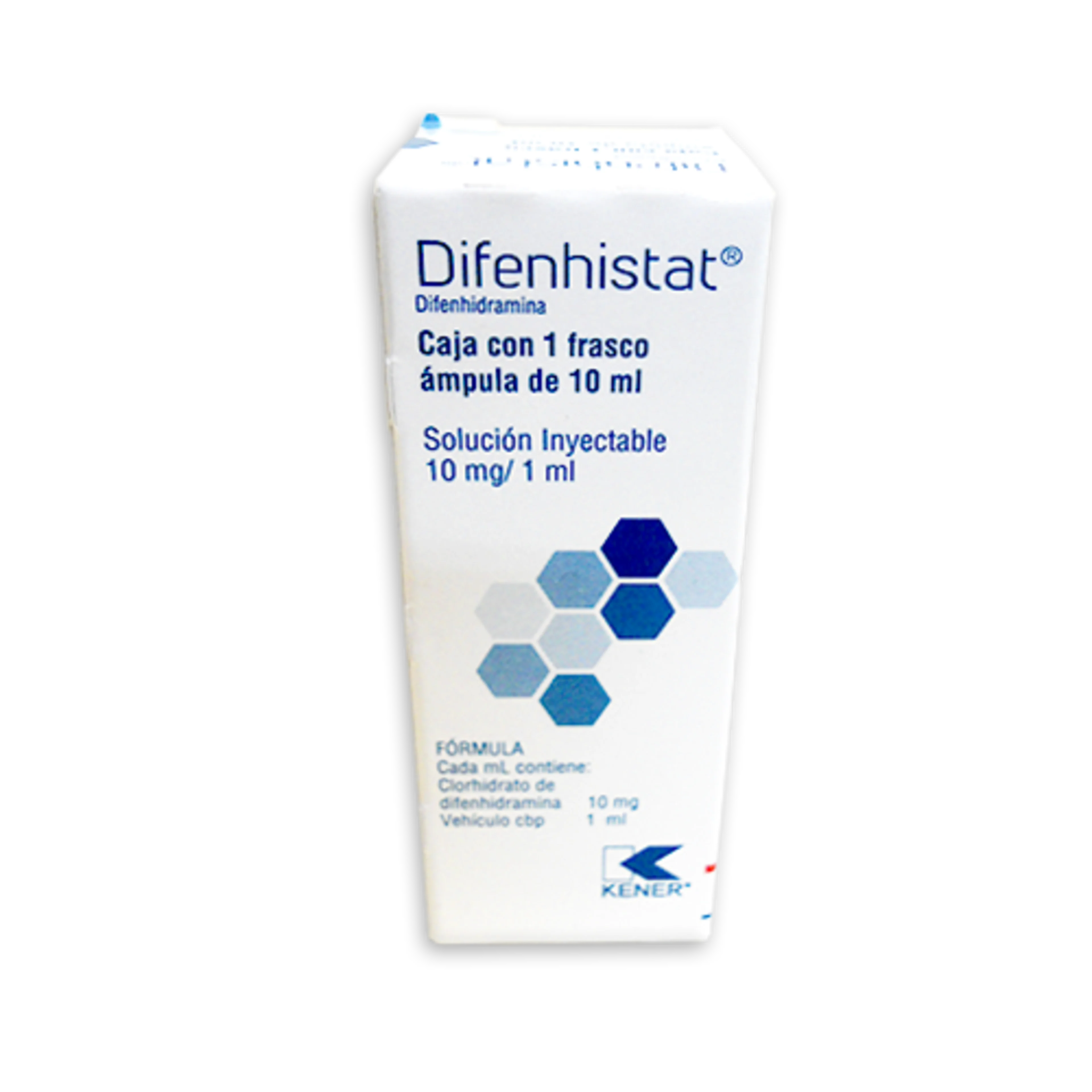 Difenhistat 10 Mg Solución Inyectable 10 Ml