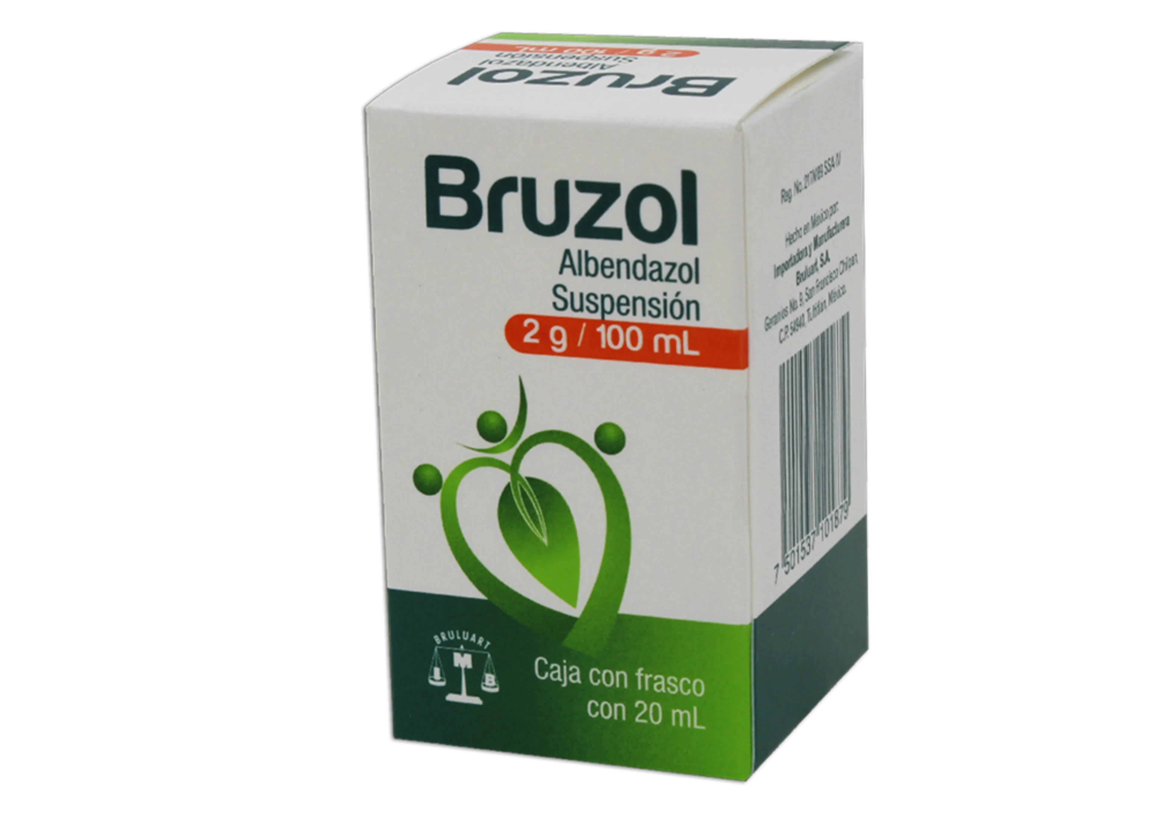 Bruzol 2 G Con 20 Ml De Suspensión Oral