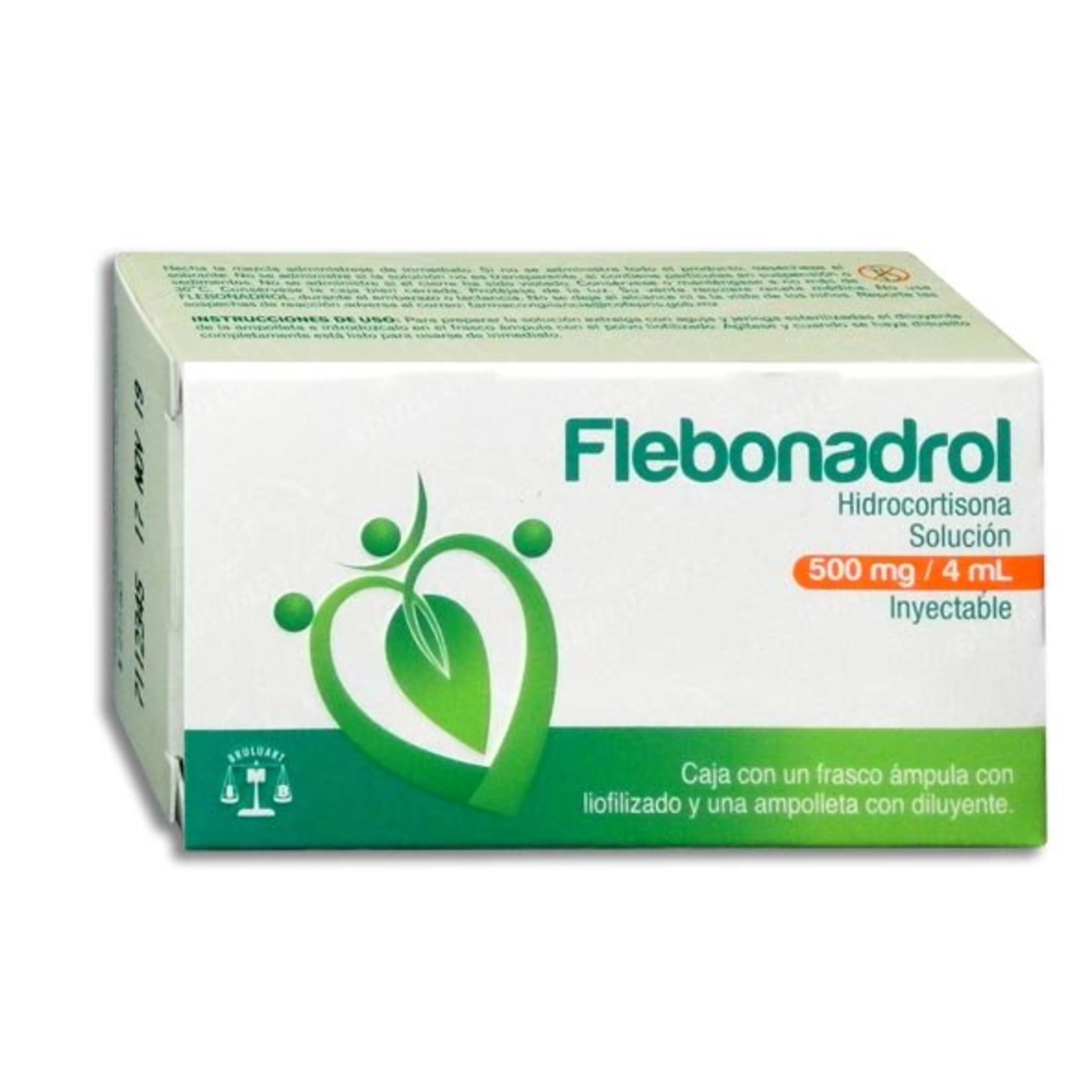 Flebonadrol 500 Mg/4 Ml Solución Inyectable