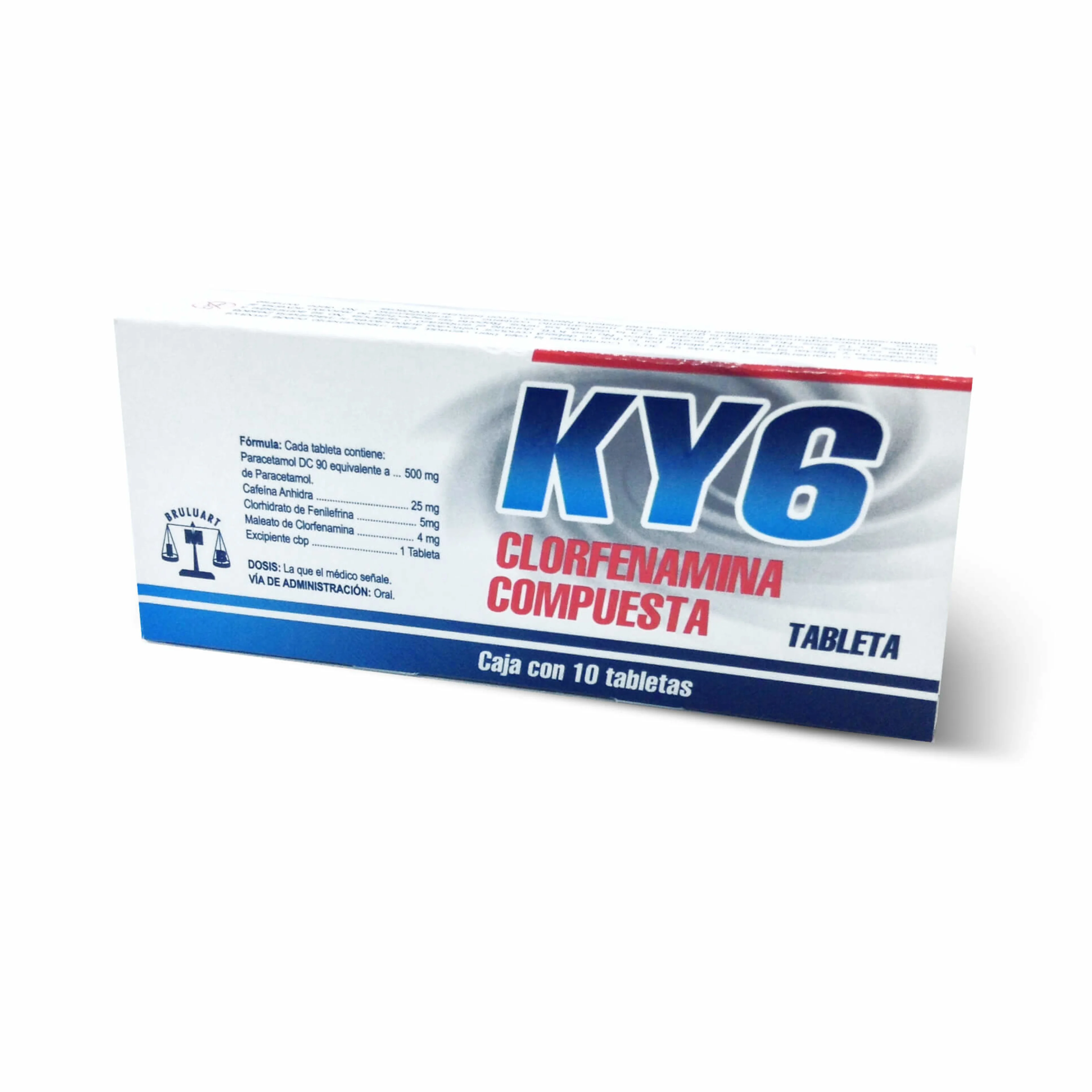 Ky 6 500/25/5/4 Mg Con 10 Tabletas