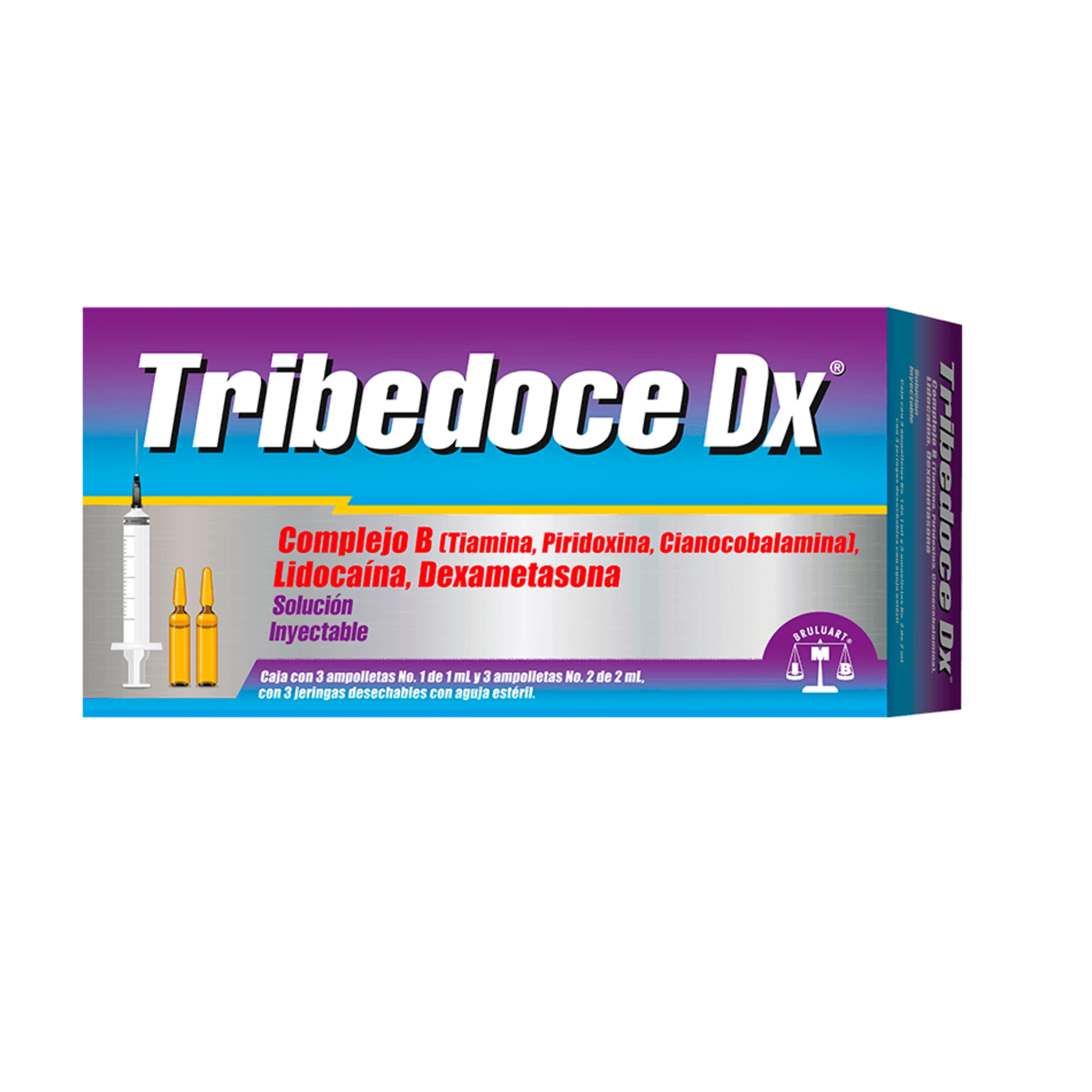 Tribedoce Dx Solucion Inyectable 3 Ampolletas Con 2 Ml