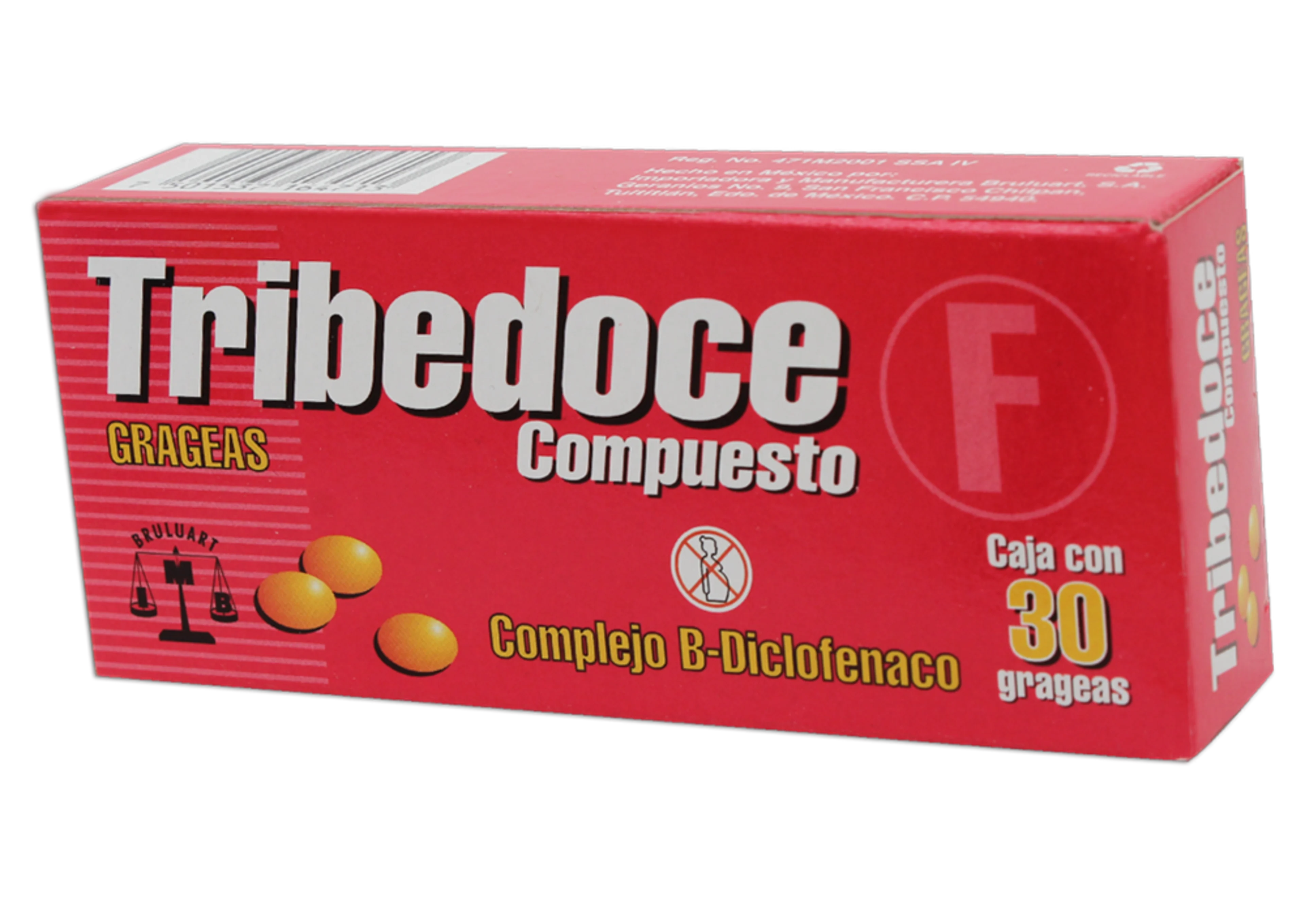 Tribedoce Compuesto Con 30 Grageas