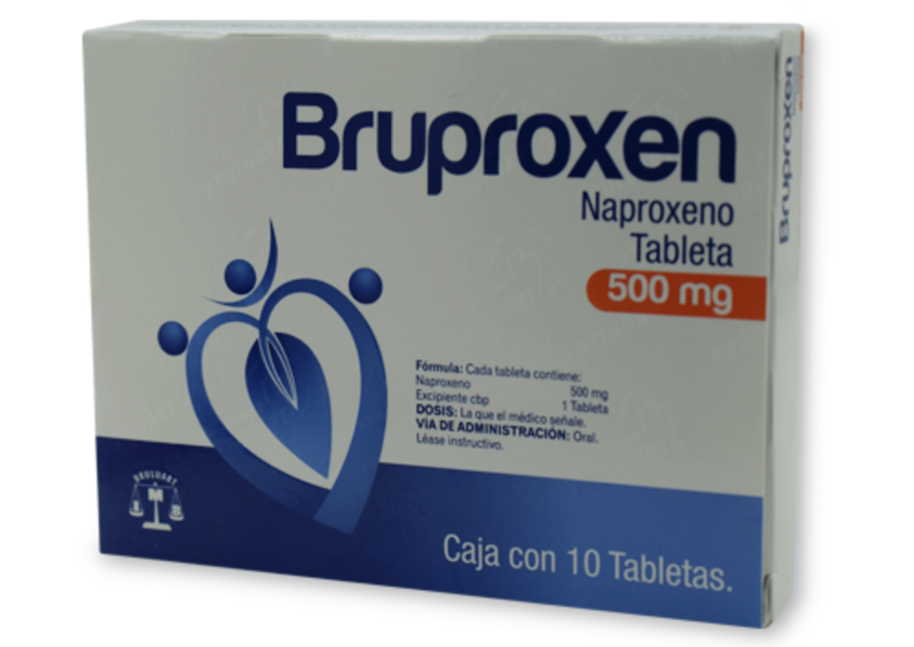 Bruproxen 500 Mg Con 10 Tabletas
