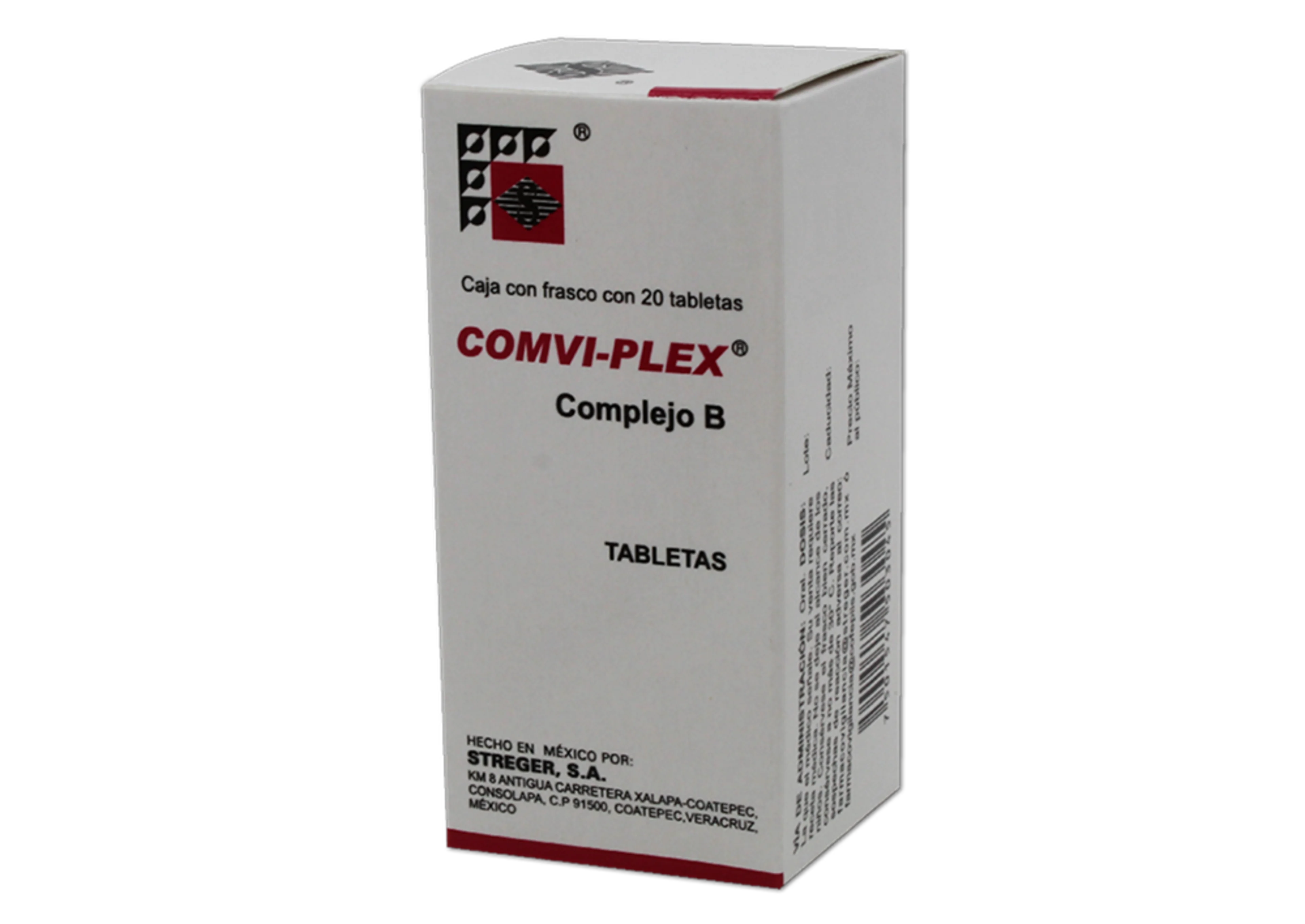 Comvi-Plex Complejo B con 20 Tabletas