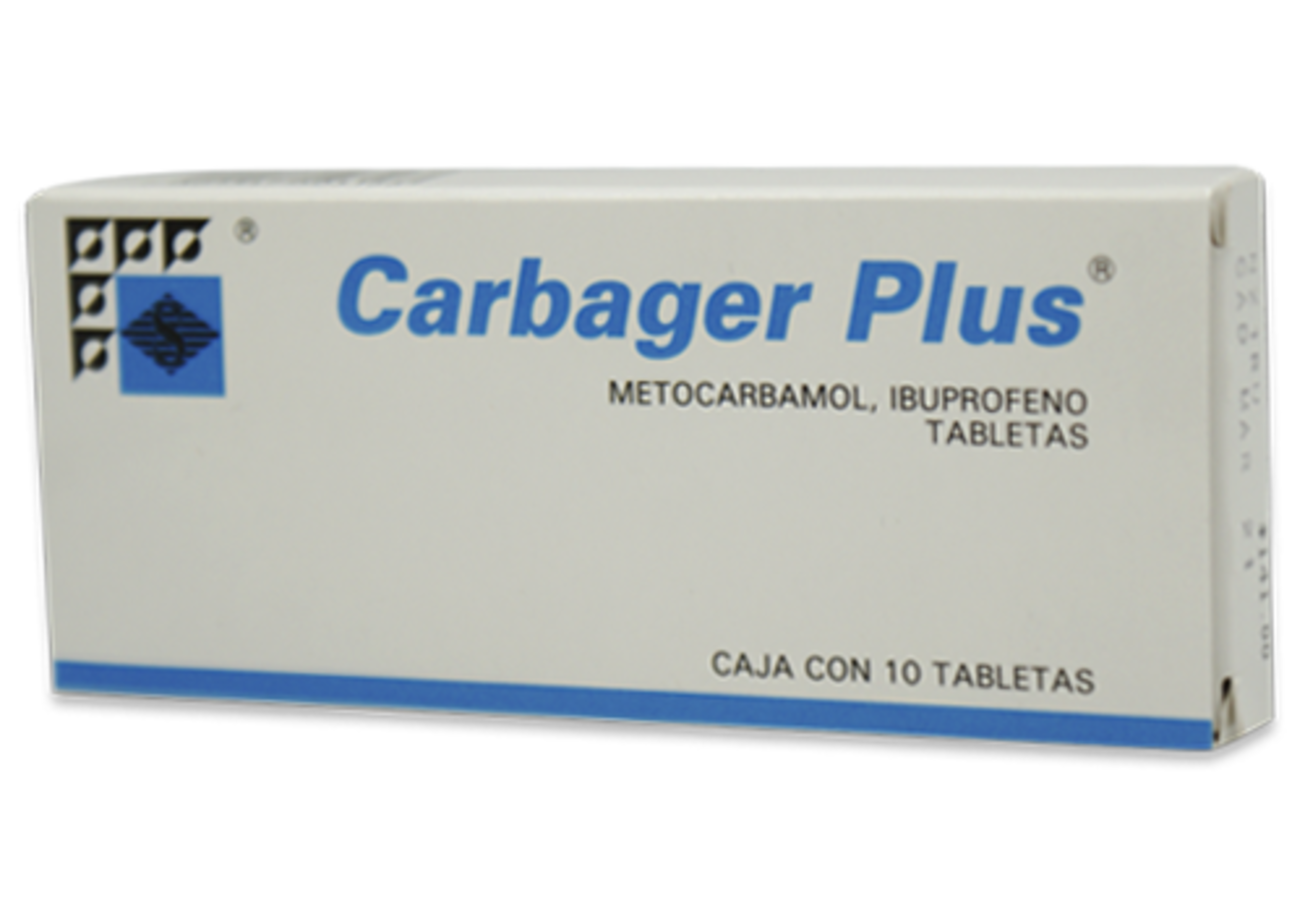Carbager Plus 300/300 Mg Con 10 Tabletas