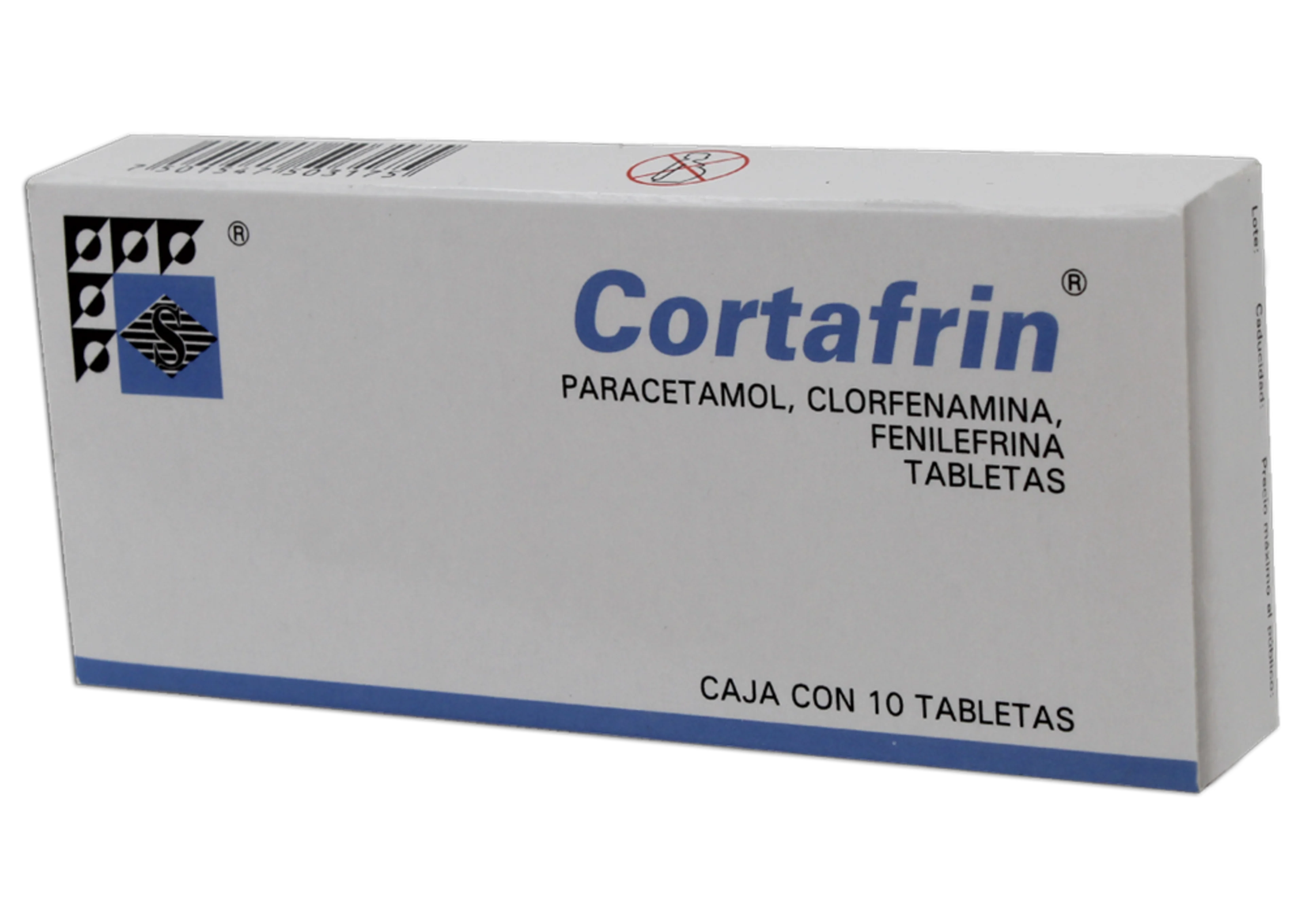 Cortafrin 300/4/5 Mg Con 10 Tabletas