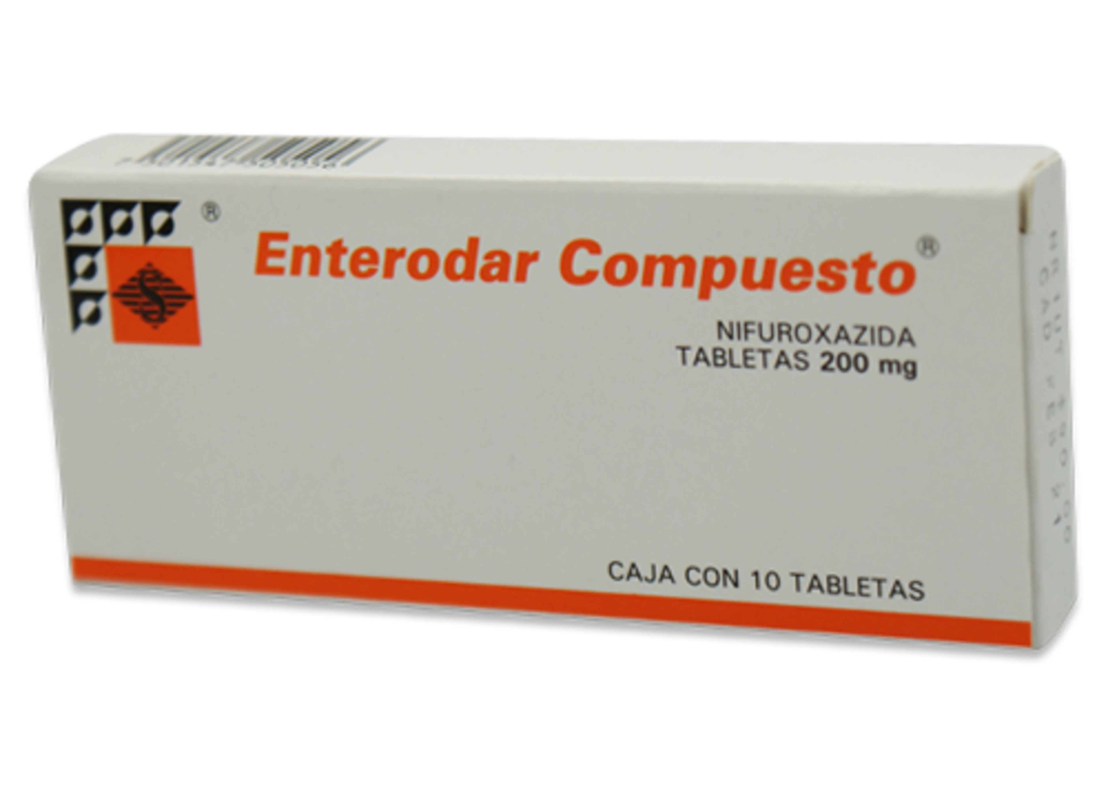 Enterodar Compuesto 200 Mg Con 10 Tabletas