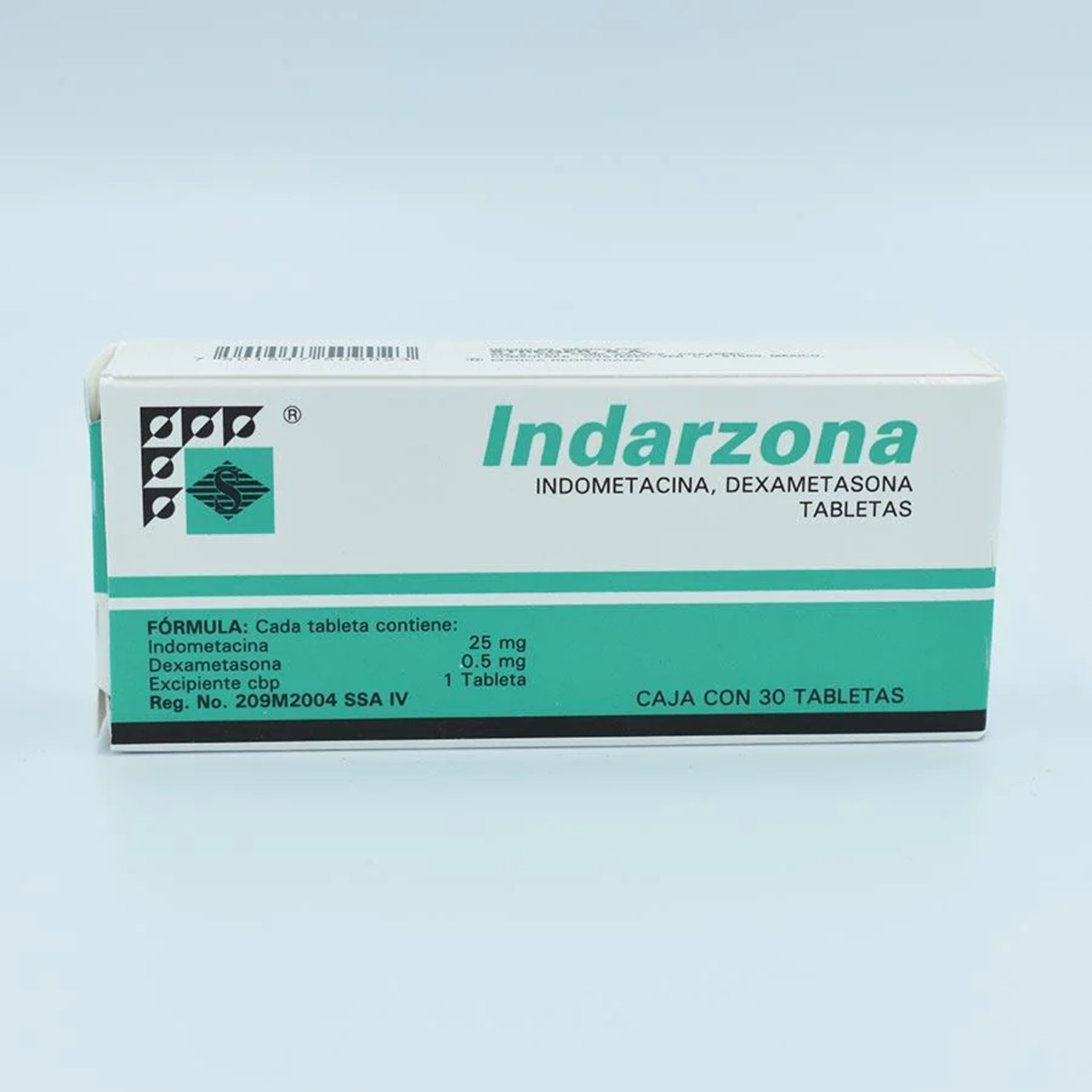 Indarzona 25/0.5 Mg Con 30 Tabletas