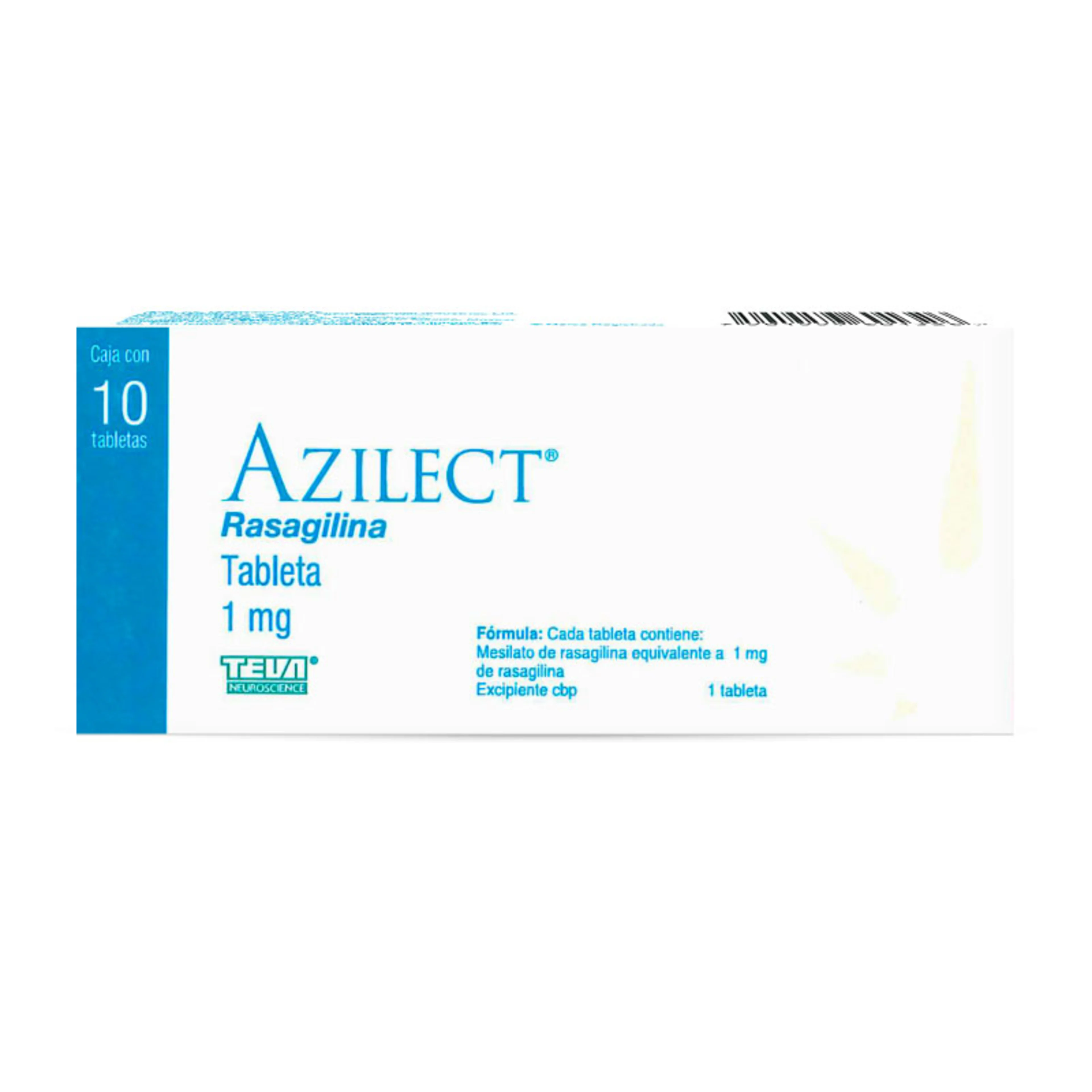 Azilect 1 Mg Con 10 Tabletas