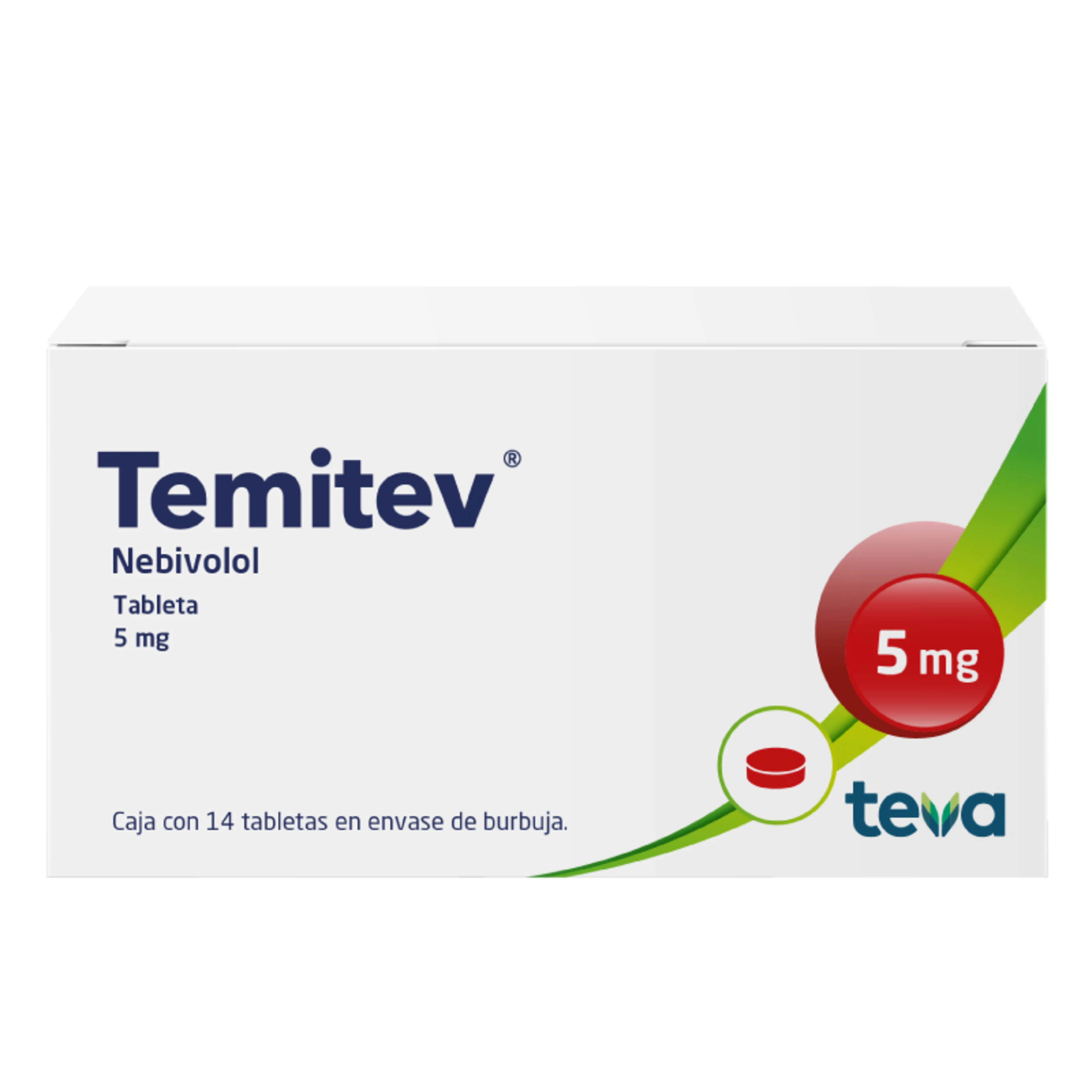 Temitev 5 Mg Con 14 Tabletas