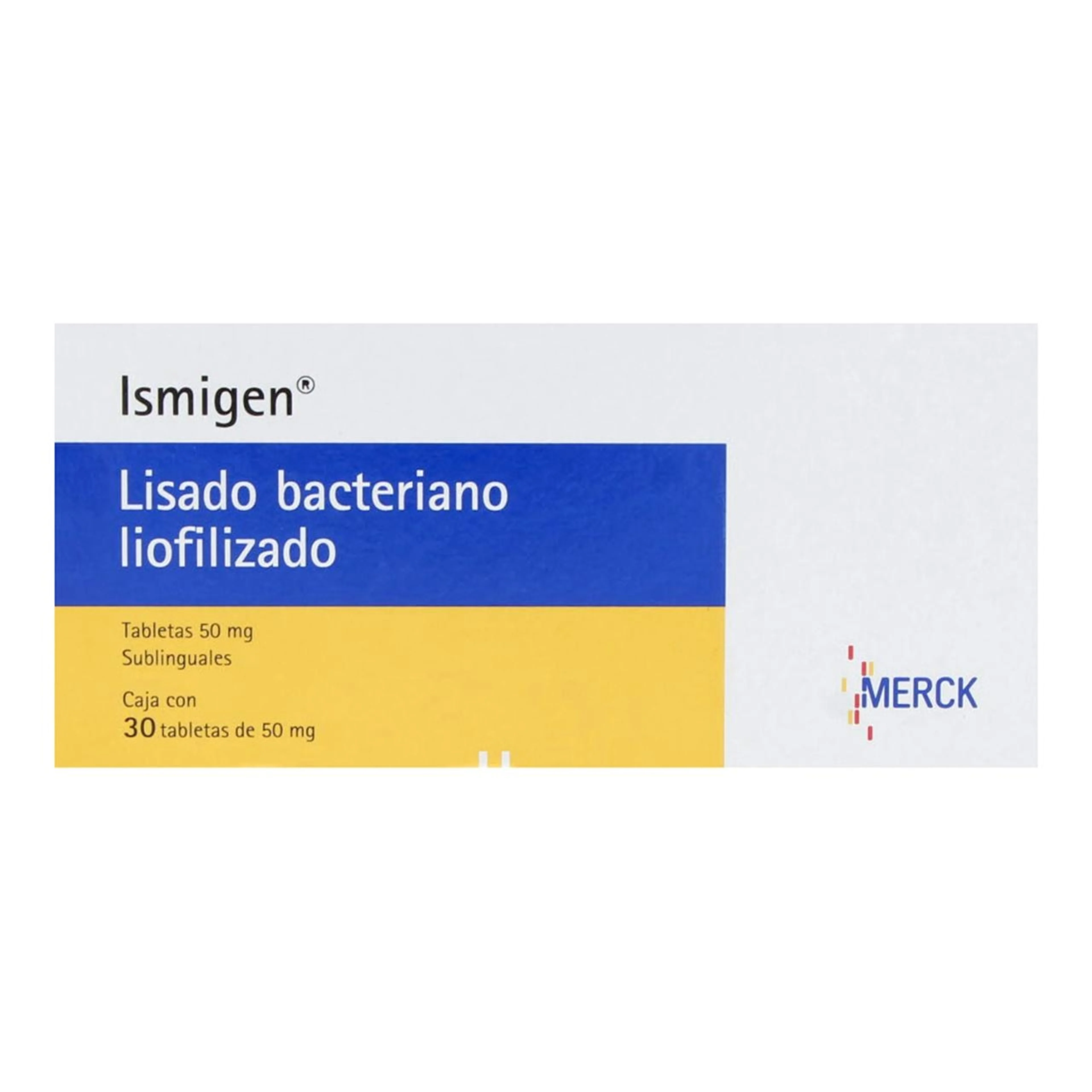 Ismigen 50 Mg Con 30 Tabletas