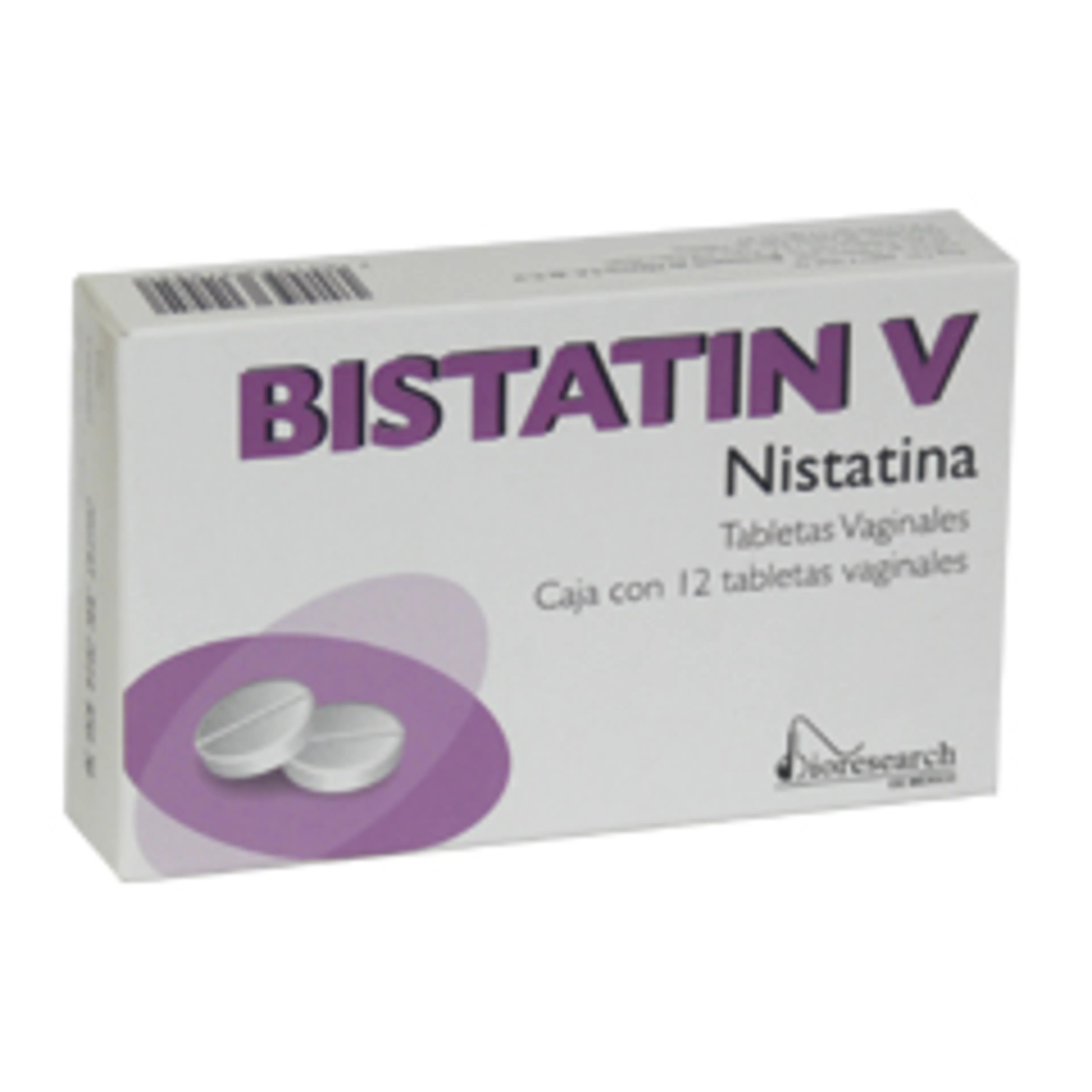 Bistatin-V 100000 Ui Con 12 Tabletas Vaginales