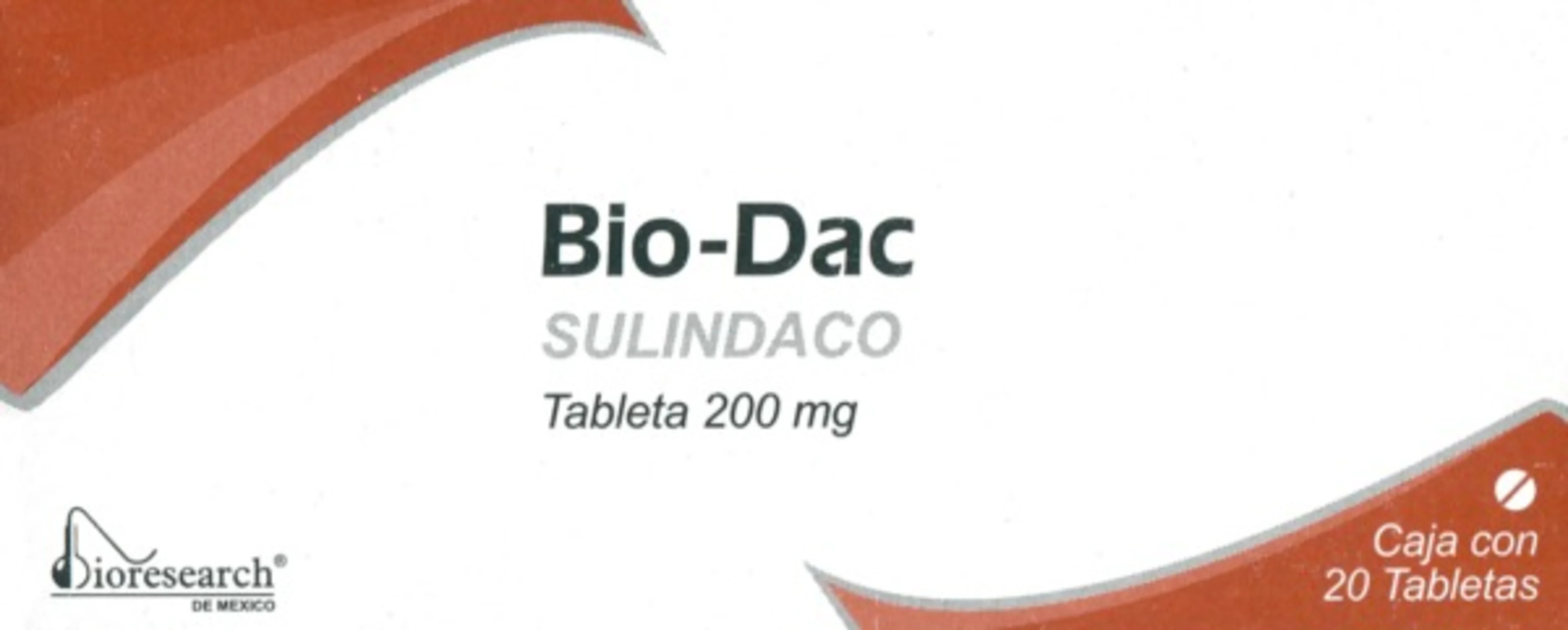 Bio-Dac 200 Mg Con 20 Tabletas