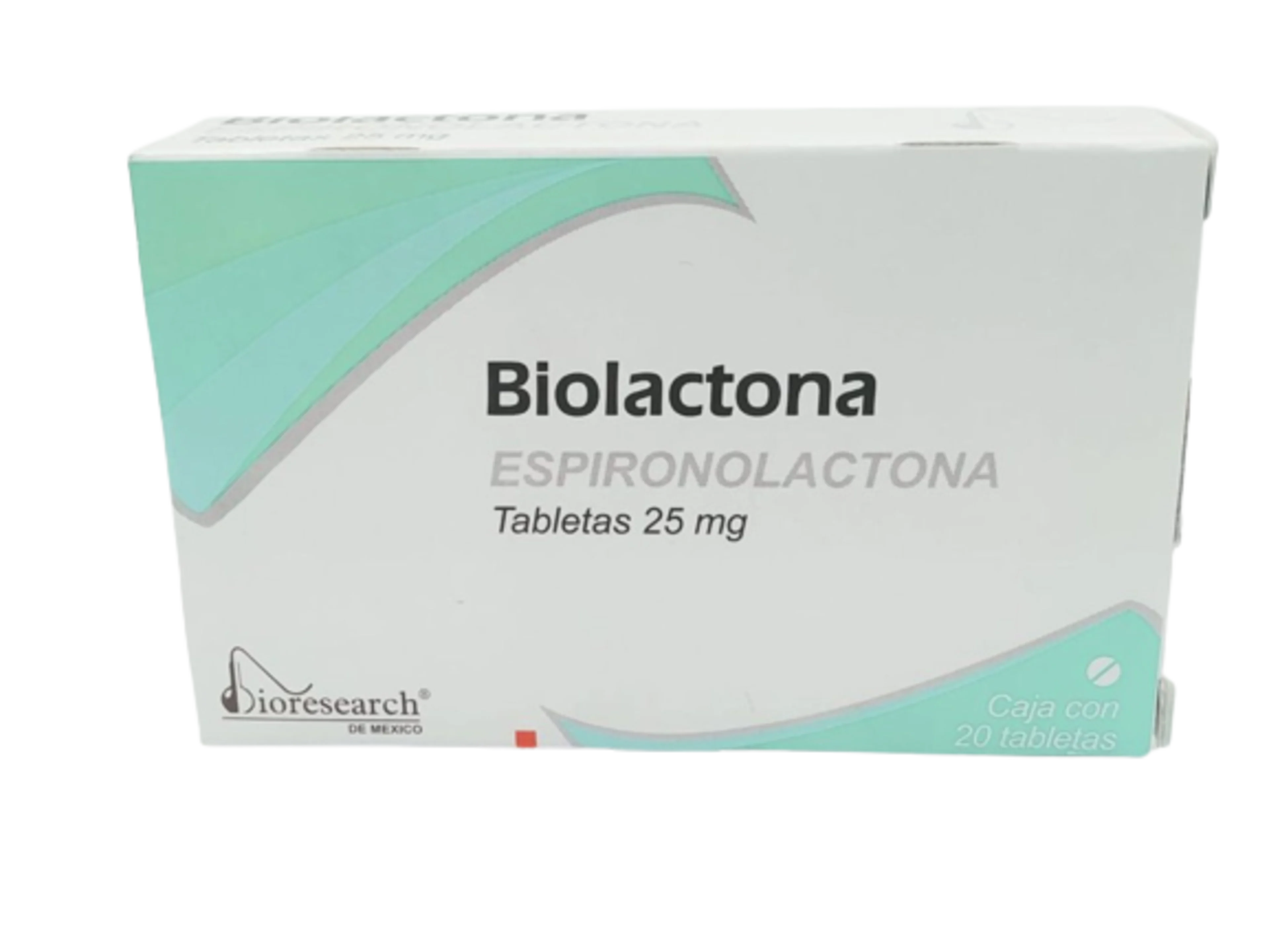 Biolactona 25 Mg Con 20 Tabletas
